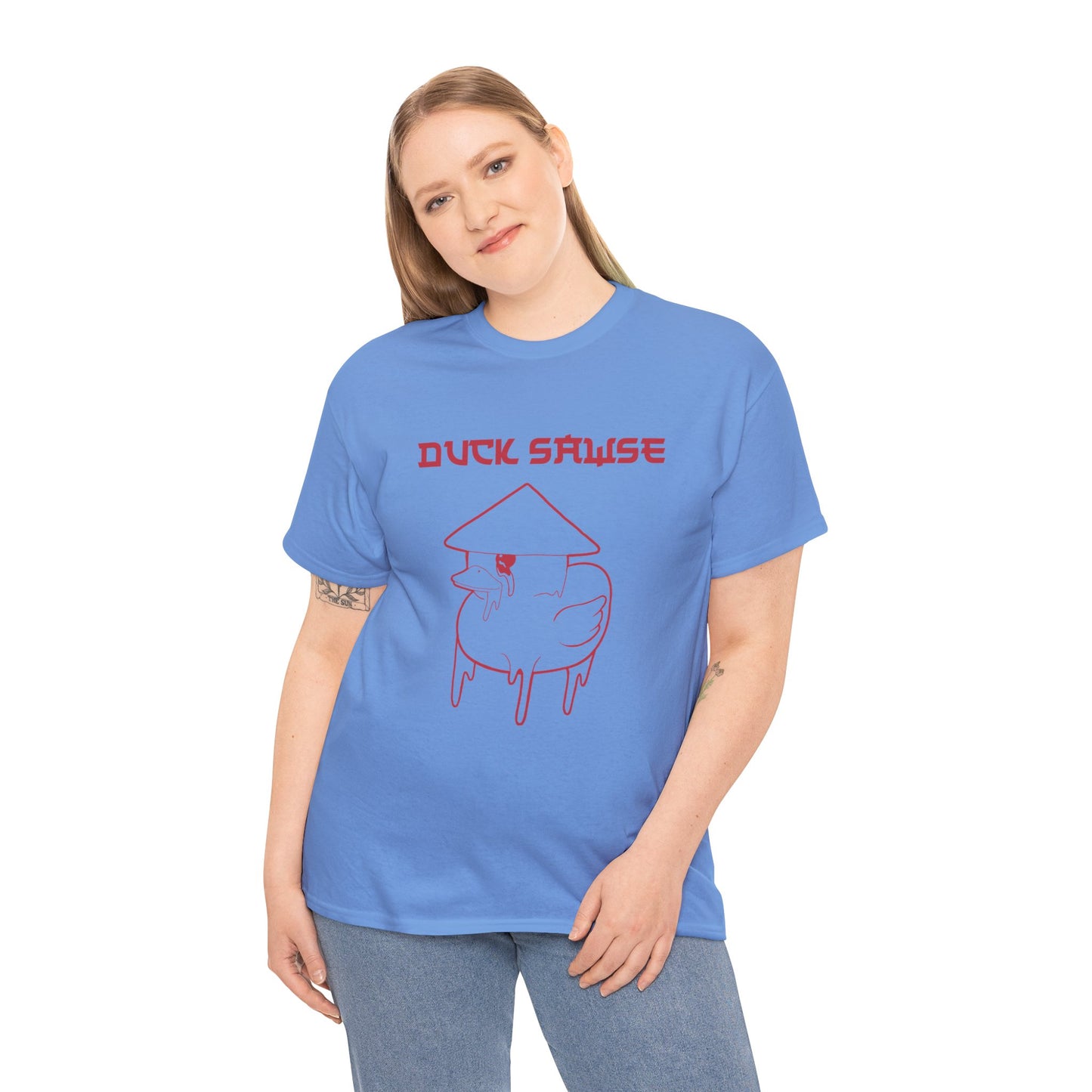 Duck Sawse Chinese Take-Out Logo 100% Cotton Tee
