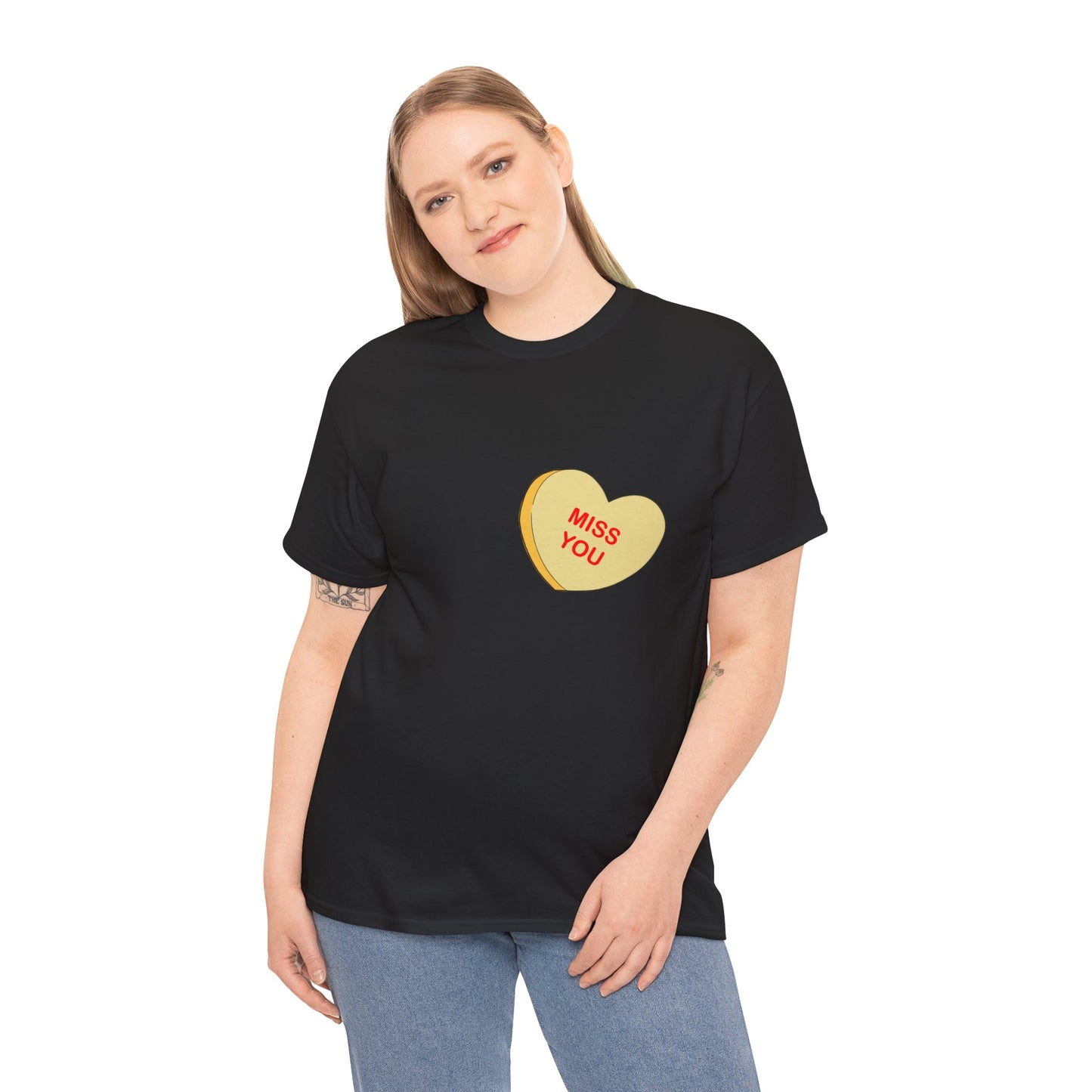 Conversation Heart Duck Sawse Logo Tee Heavy Cotton 04
