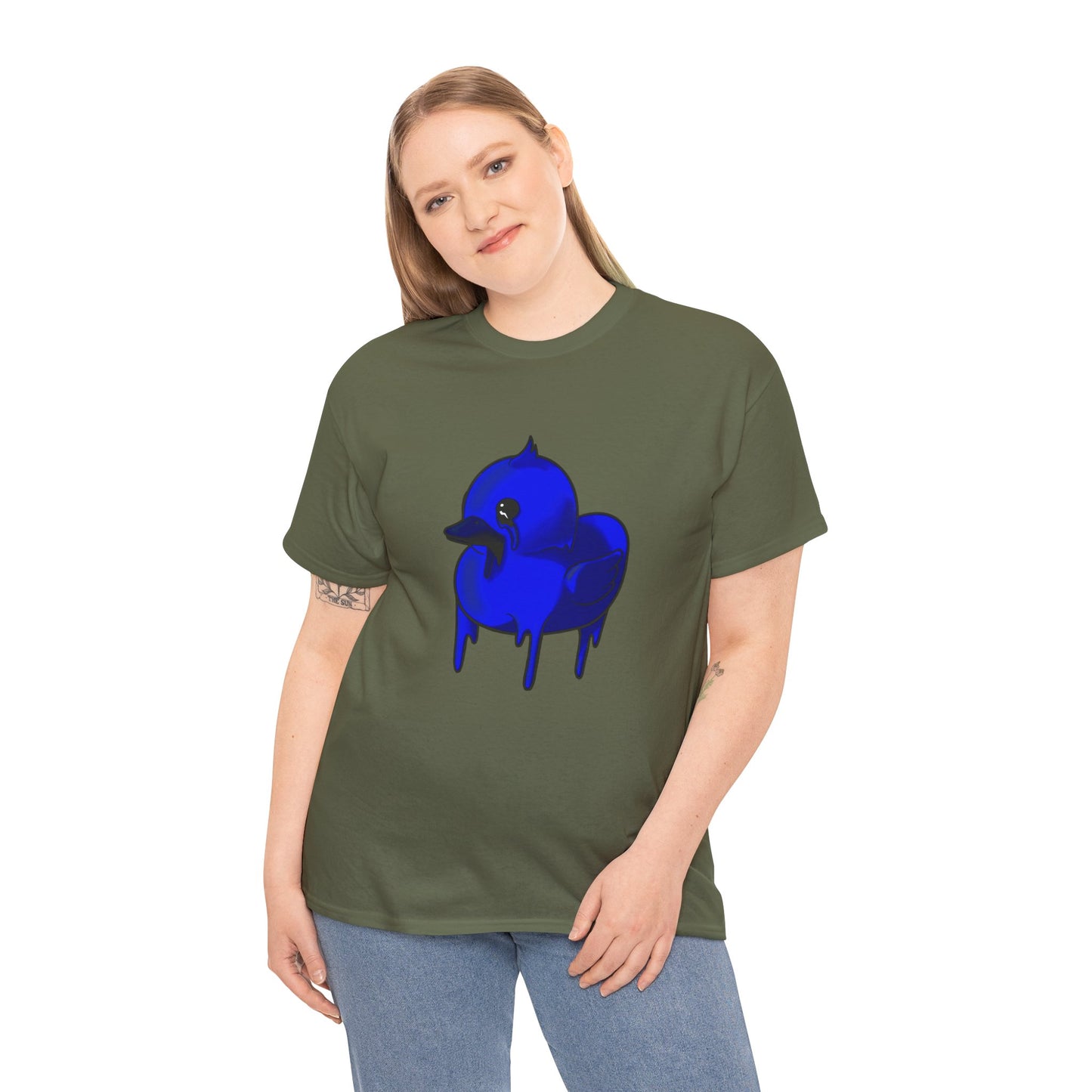 Blue Suede Duck Sawse Tee Heavy Cotton