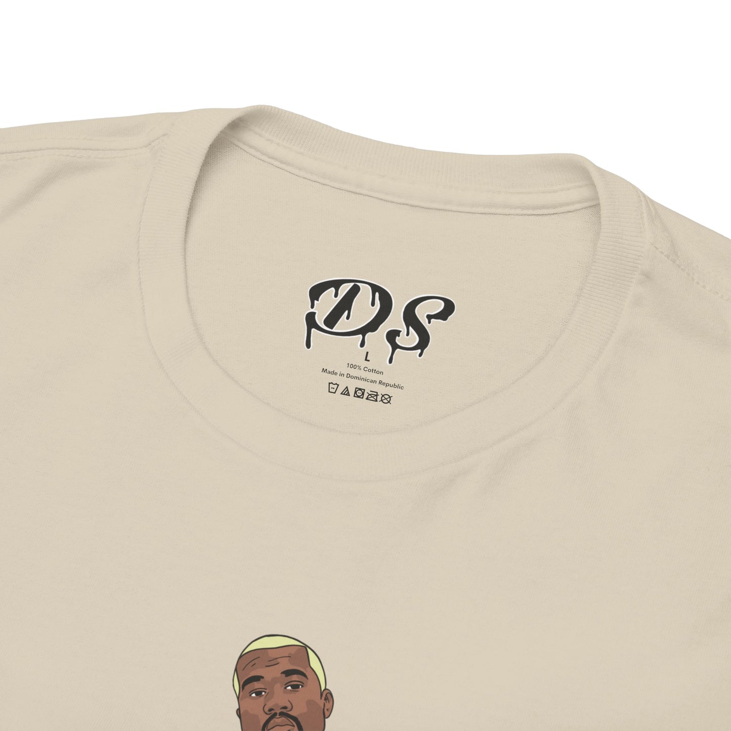Blonde Ye 450 Cloud Black Tee Heavy Cotton