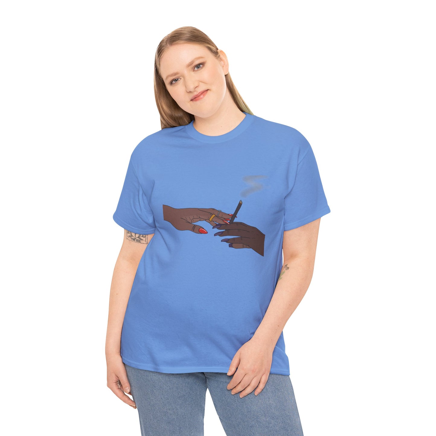 ”Girls Get High” 100% Cotton Pass Dat Blunt Tee