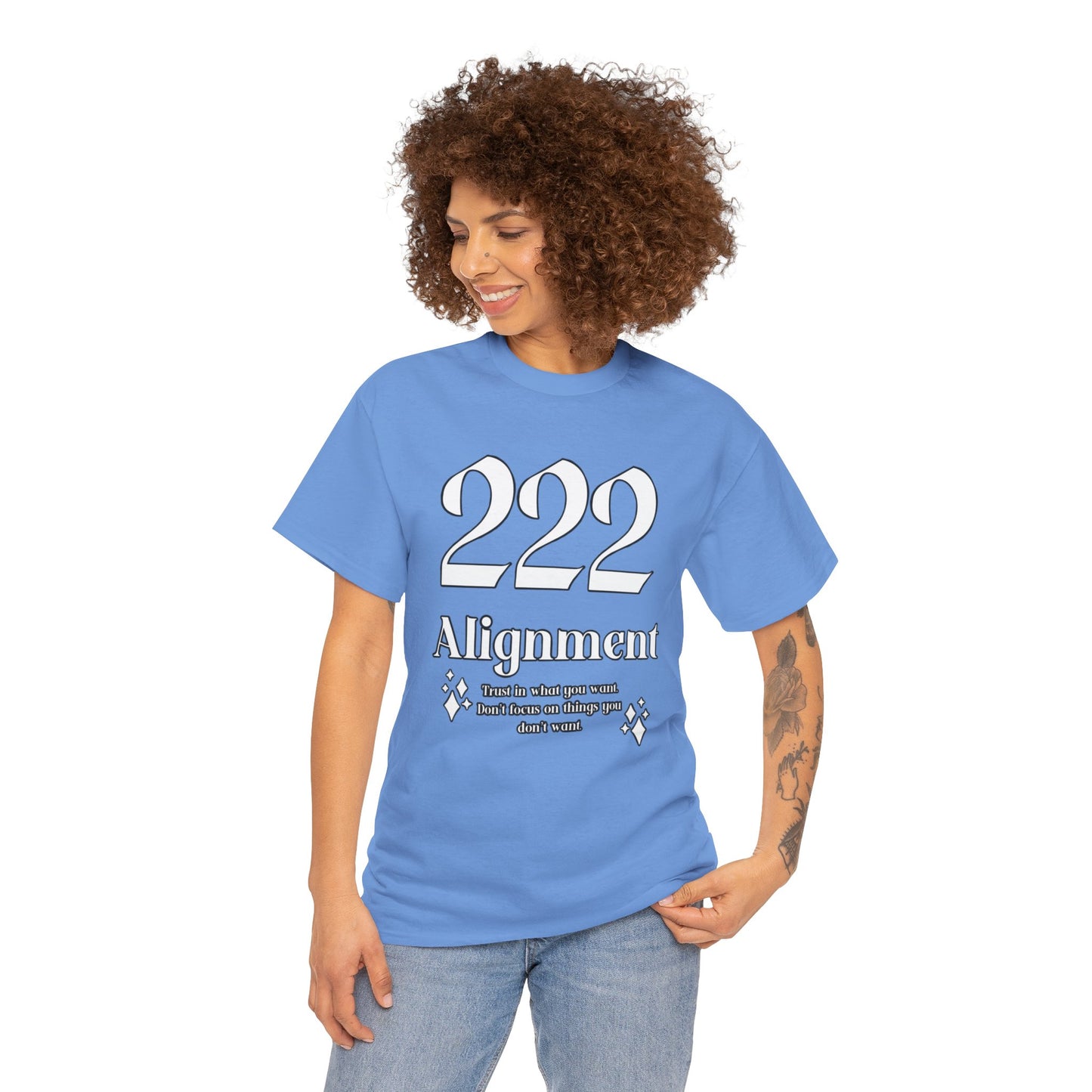 222 Alignment T-Shirt Angel Numbers x WHT