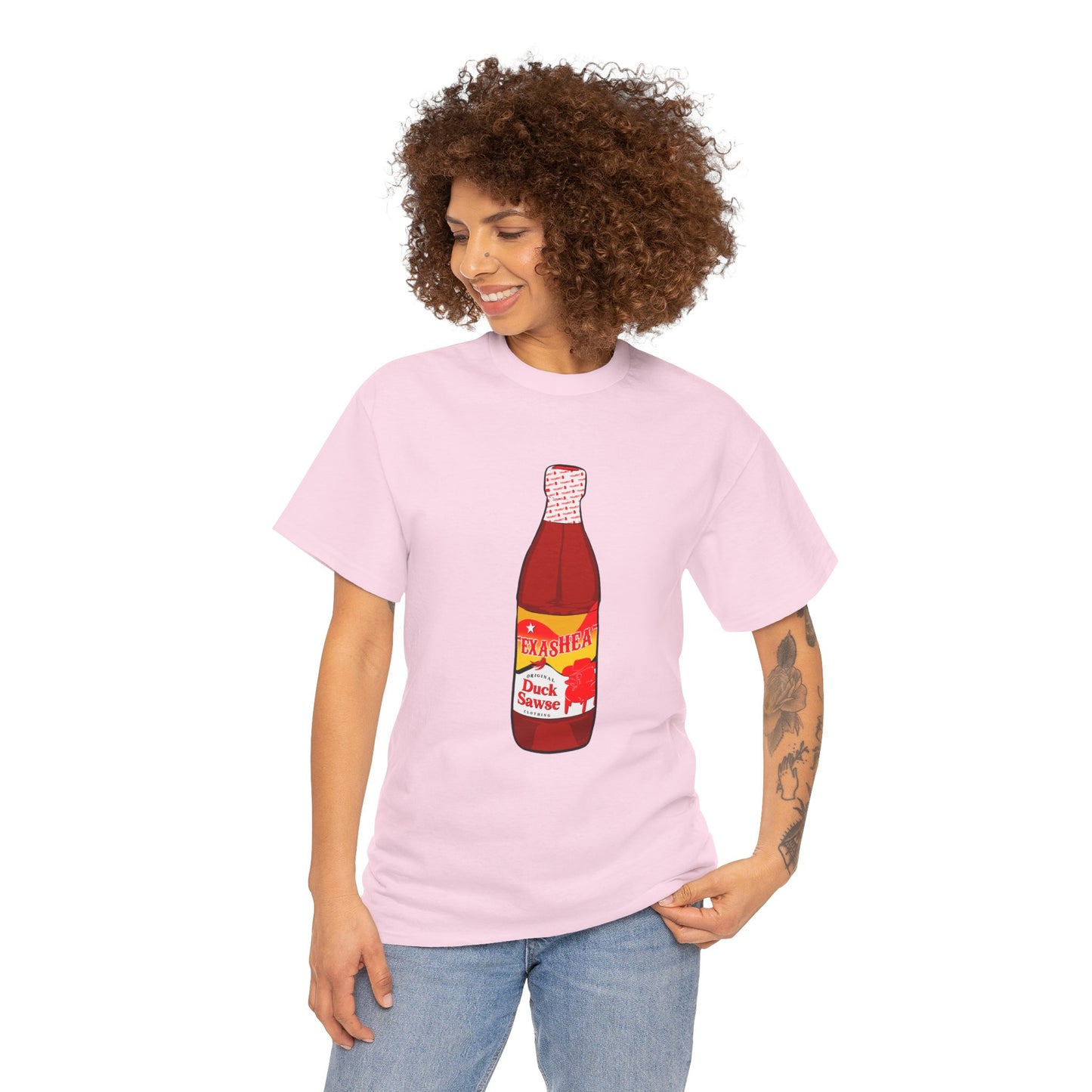 Texas Heat Hot Sauce 100% Cotton Duck Sawse Tee