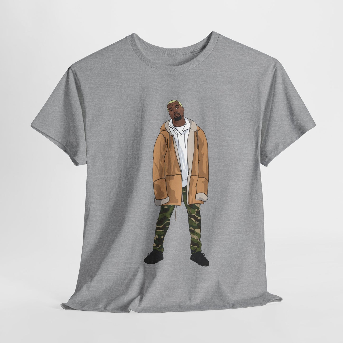 Blonde Ye 450 Cloud Black Tee Heavy Cotton
