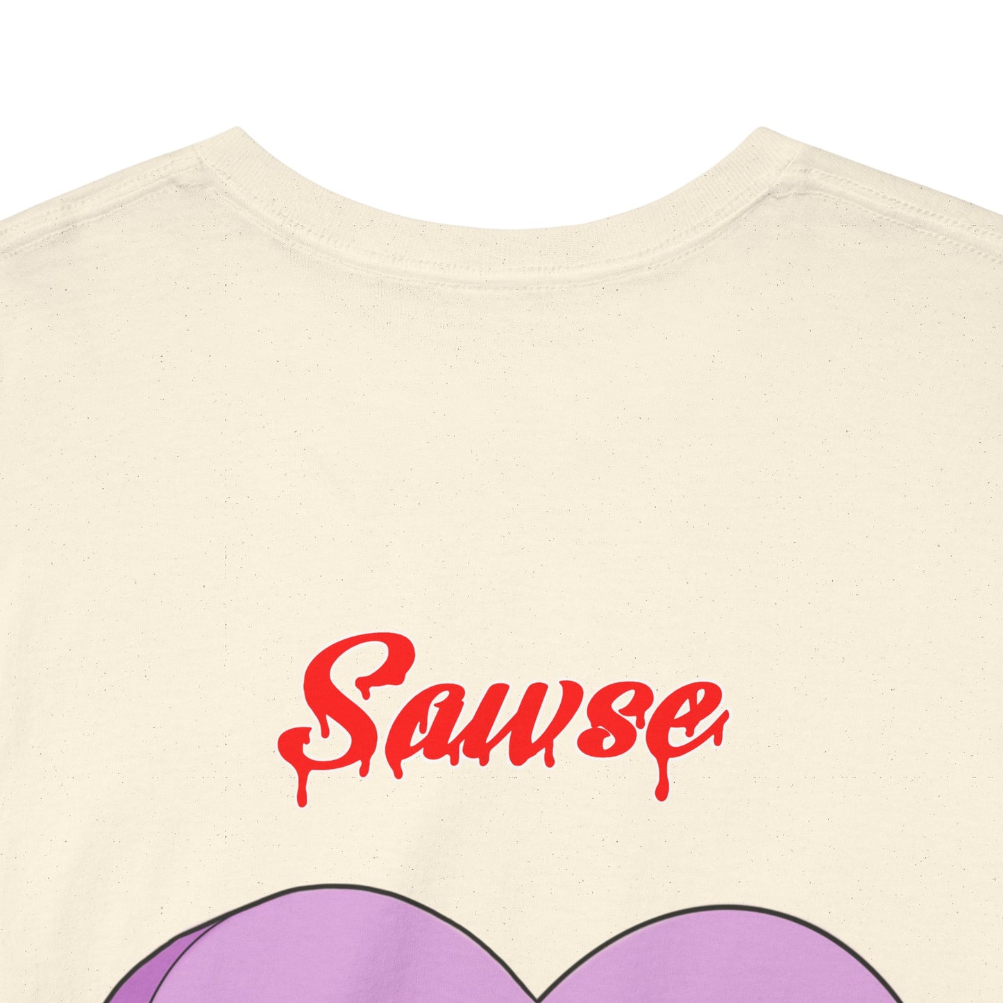 Conversation Heart Duck Sawse Logo Tee Heavy Cotton 03