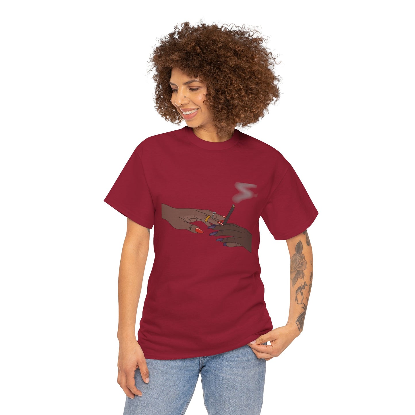 ”Girls Get High” 100% Cotton Pass Dat Blunt Tee