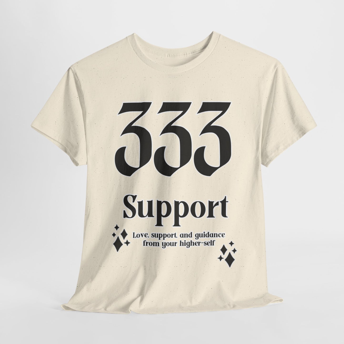 333 Support T-Shirt Angel Numbers x BLK