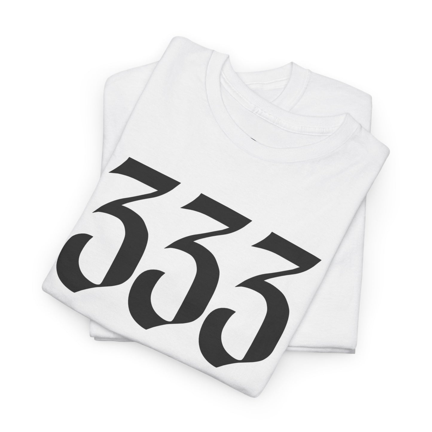 333 Support T-Shirt Angel Numbers x BLK