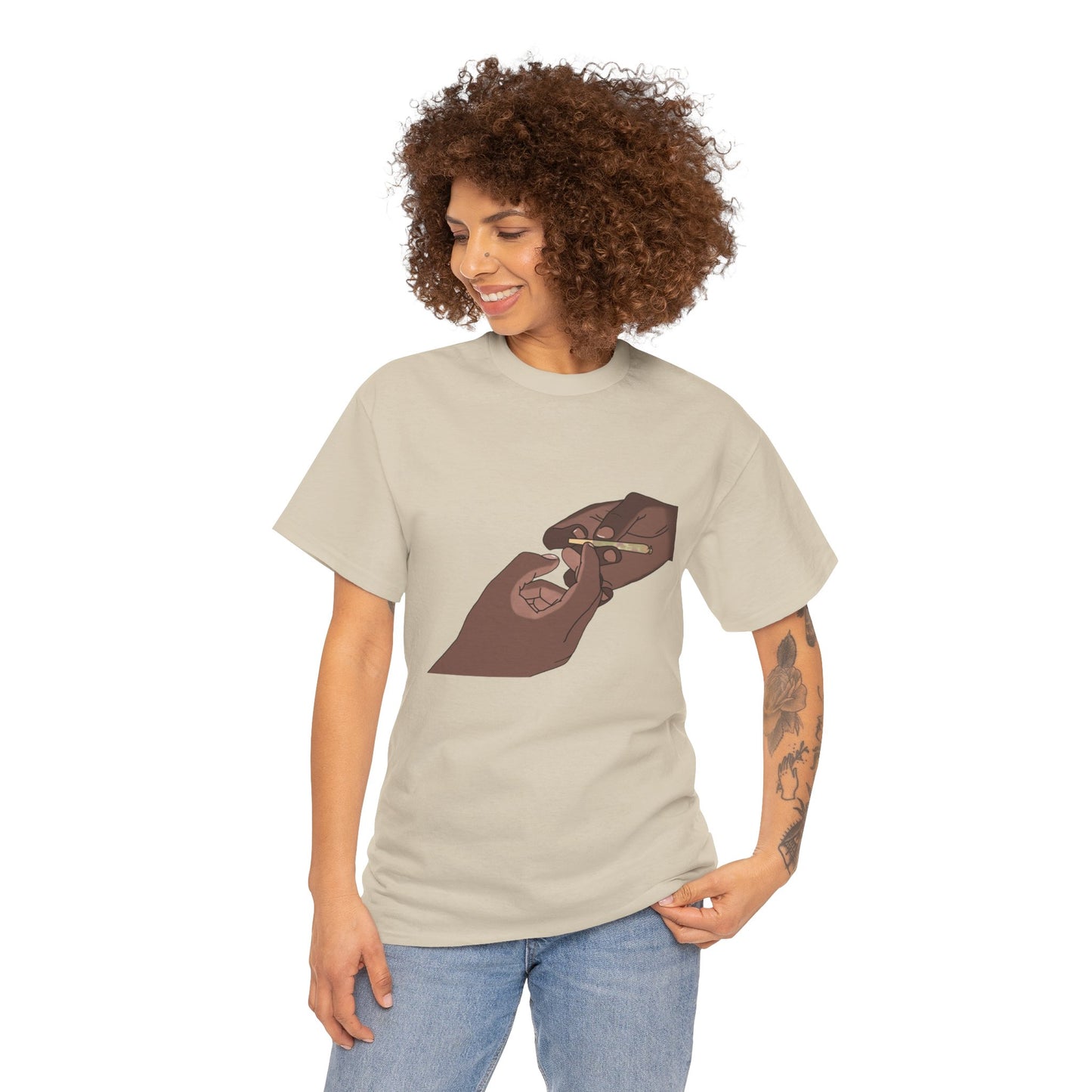“Bros Get High” 100% Cotton Pass Dat Doobie Tee