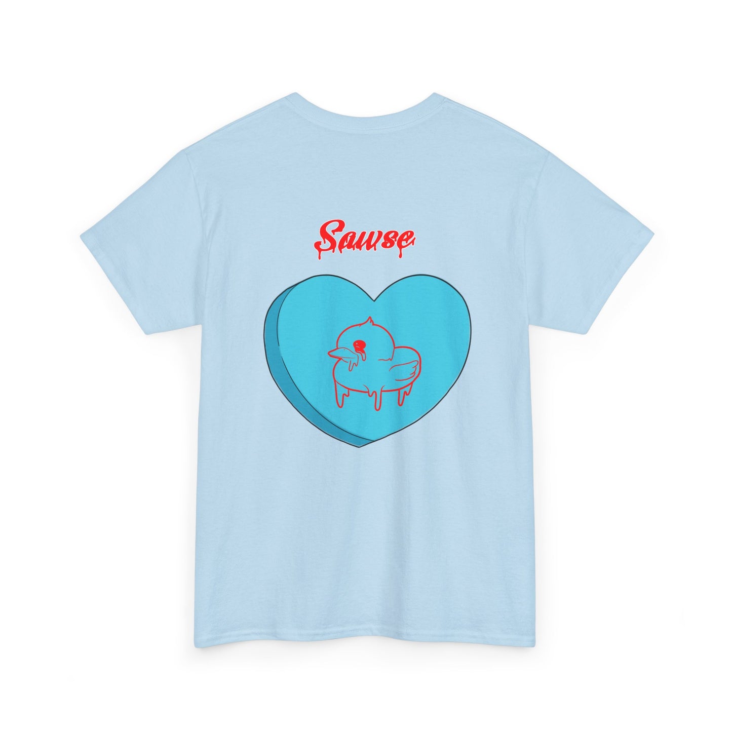 Conversation Heart Duck Sawse Logo Tee Heavy Cotton 06