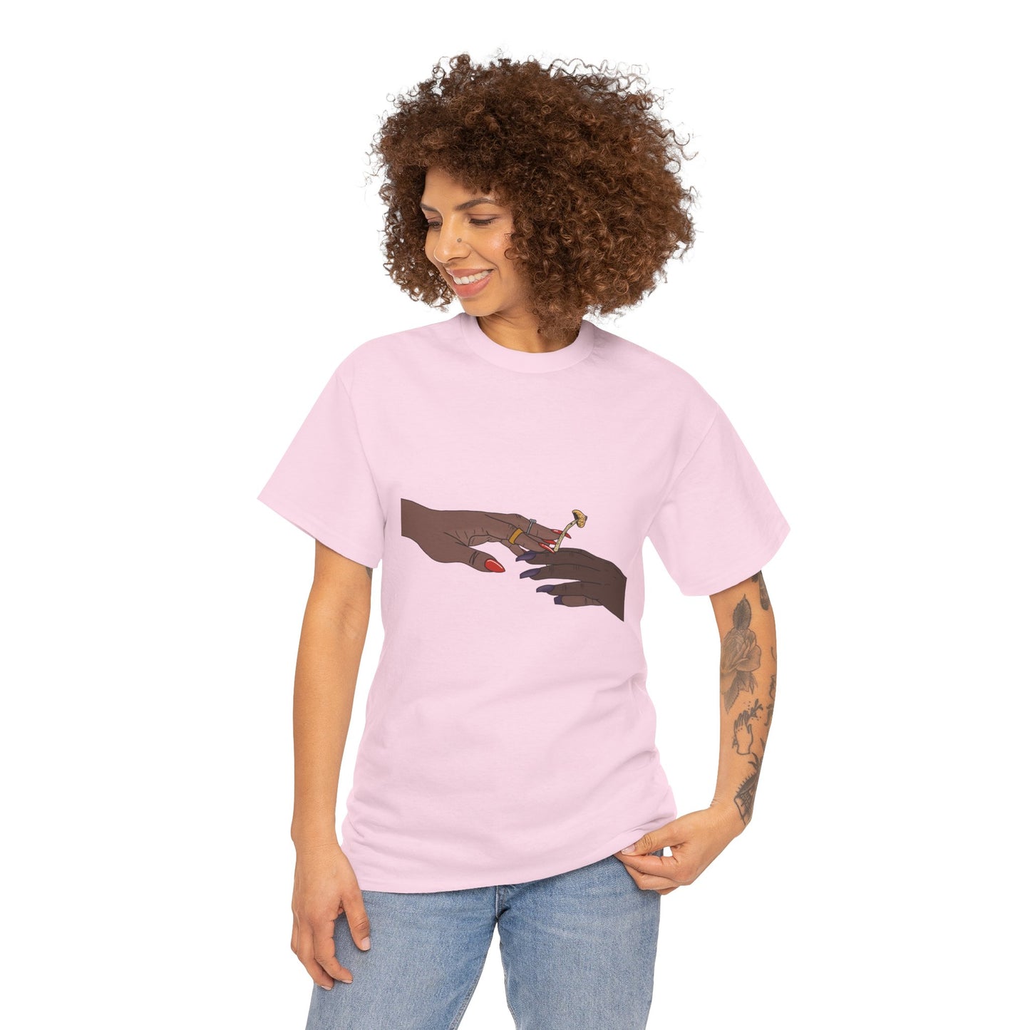 “Girls Get High” 100% Cotton Pass Dat Shroom Tee