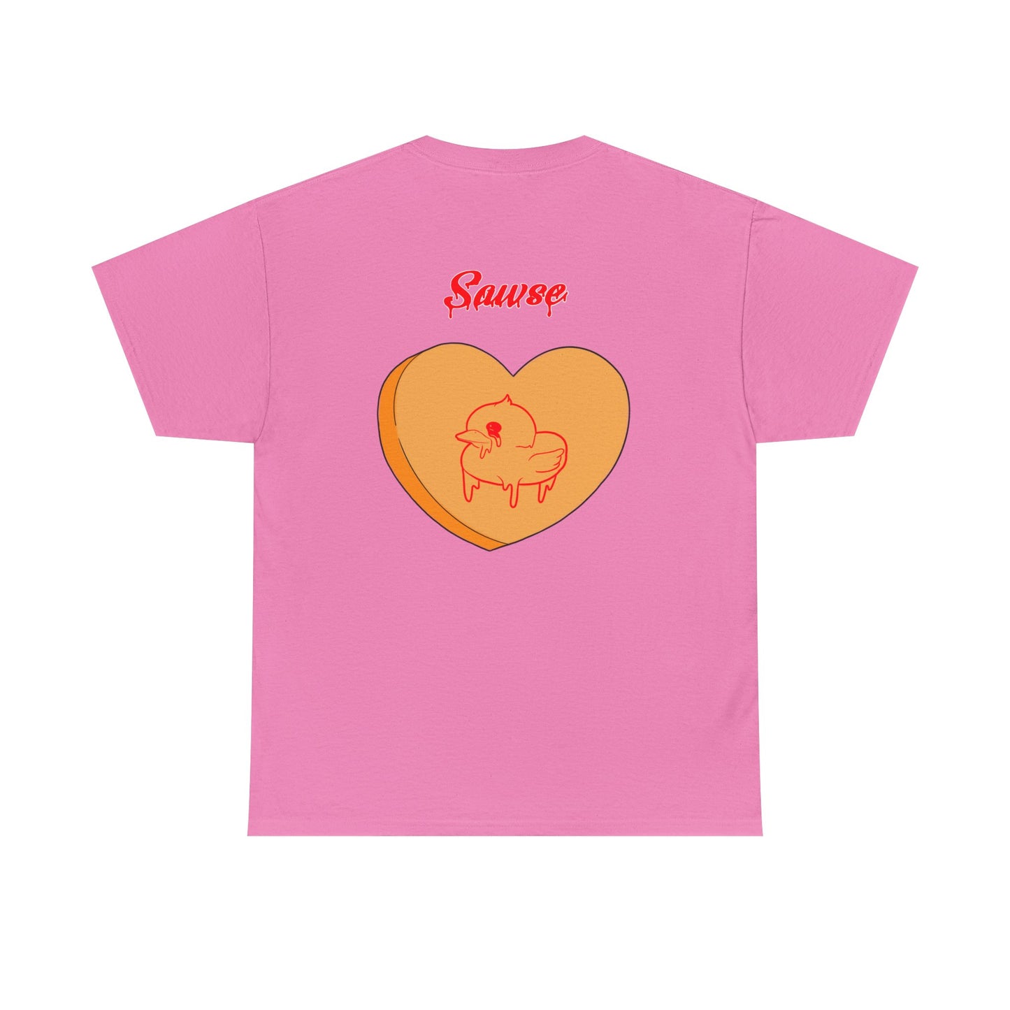 Conversation Heart Duck Sawse Logo Tee Heavy Cotton 01