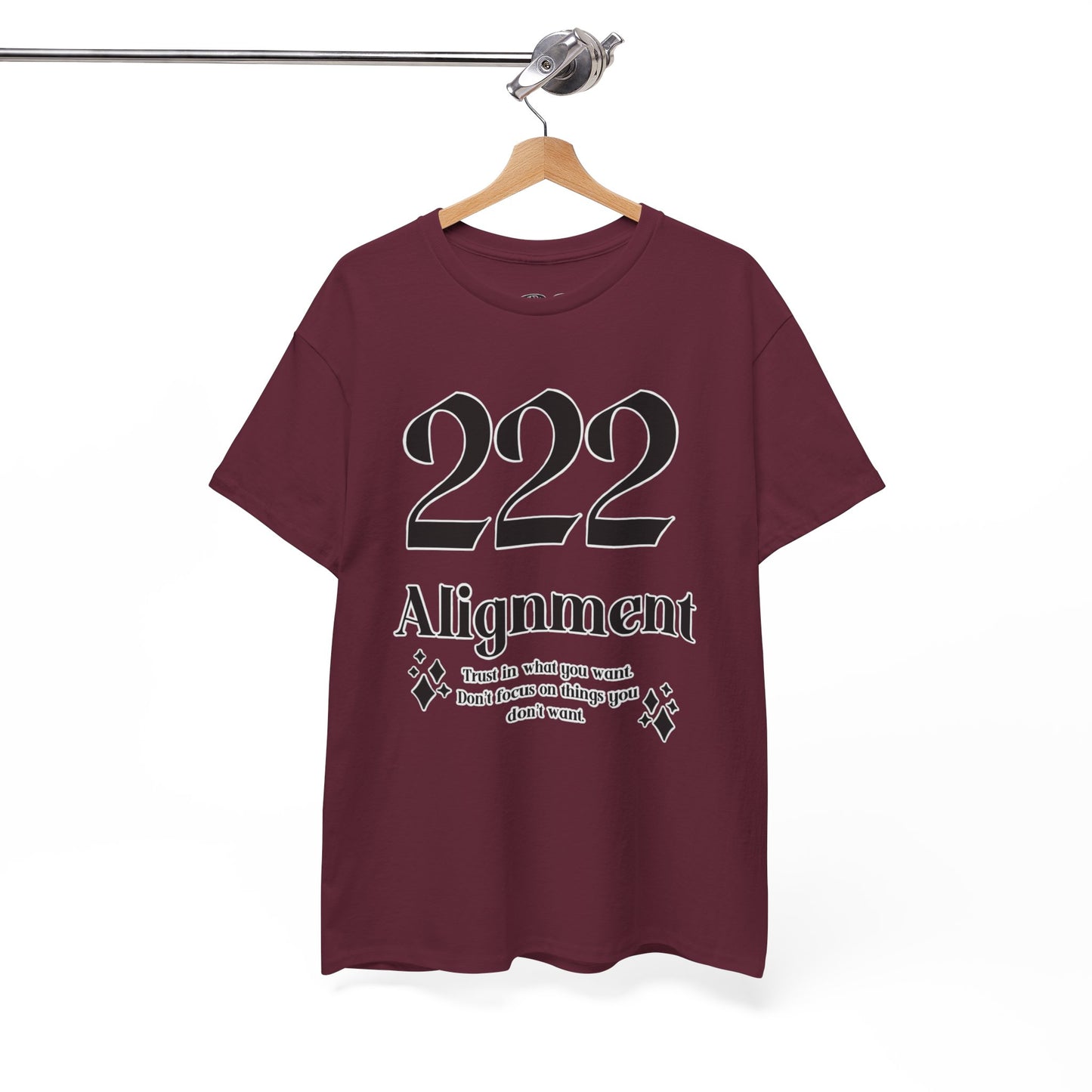 222 Alignment T-Shirt Angel Numbers x BLK