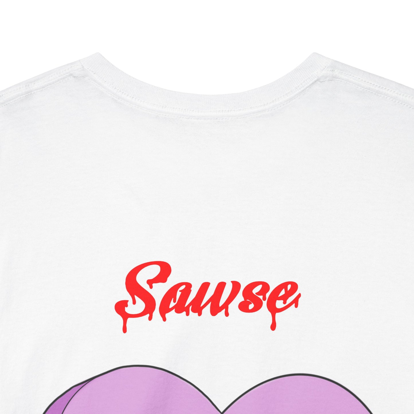 Conversation Heart Duck Sawse Logo Tee Heavy Cotton 03