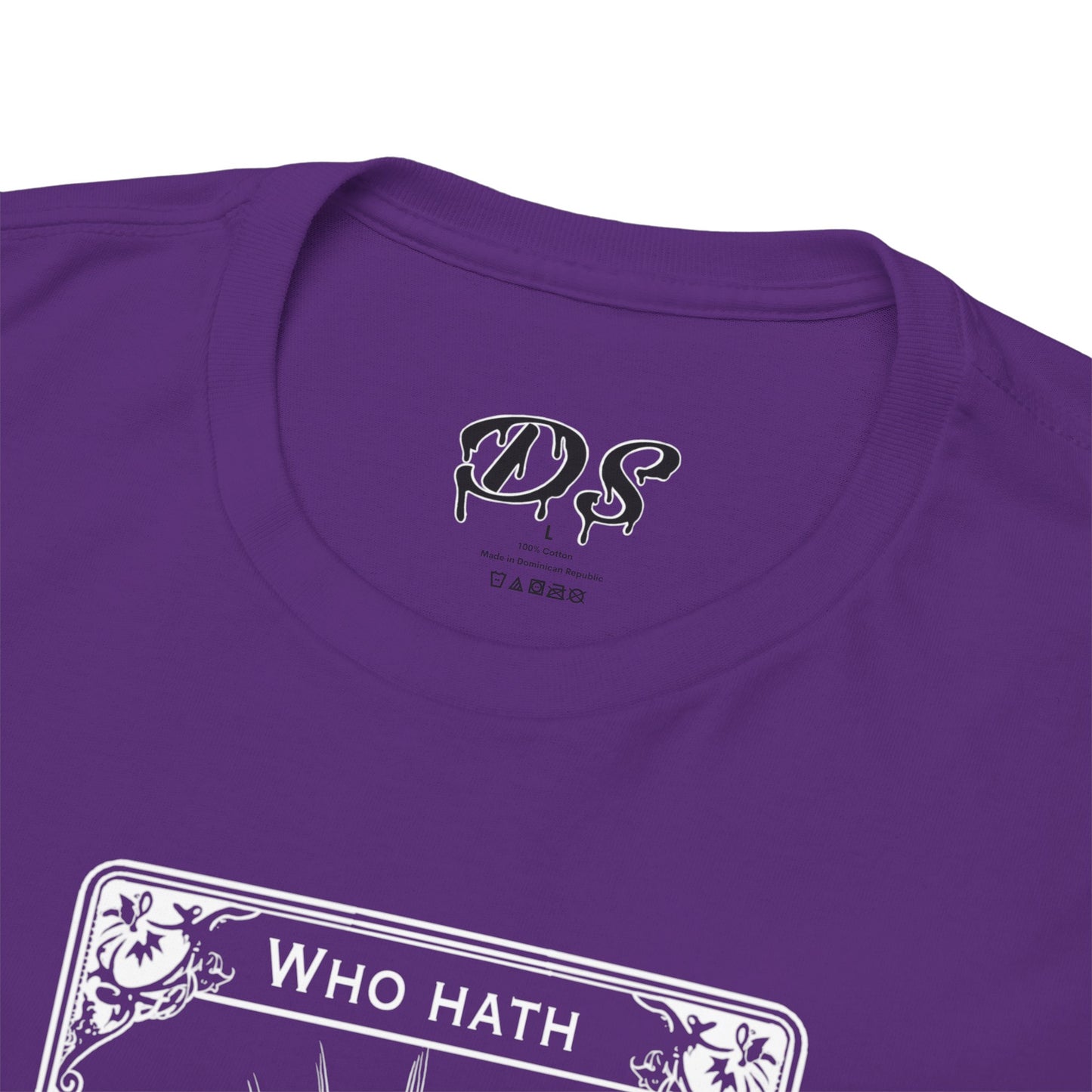 The Audacity Tarot Card 100% Cotton Tee x WHT