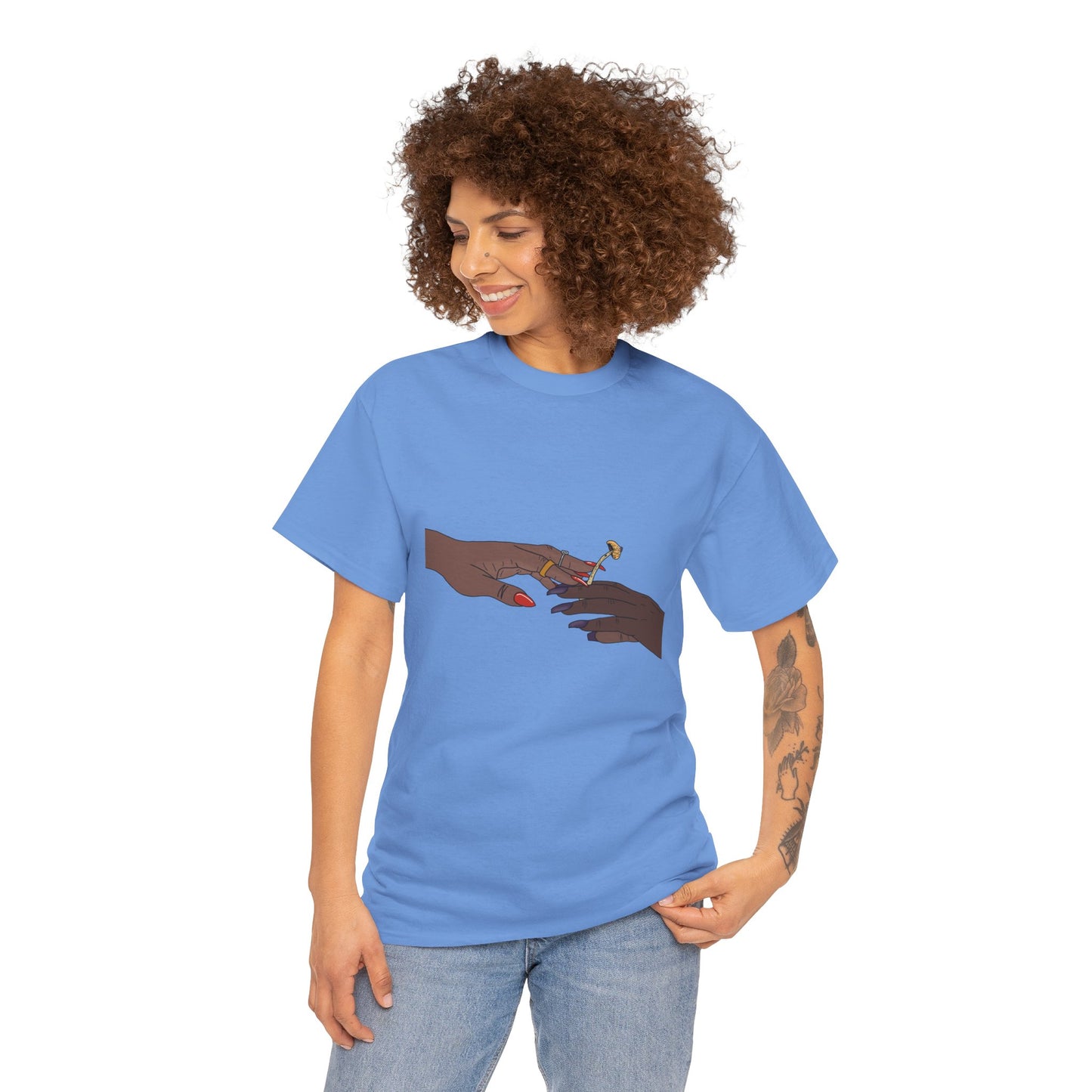 “Girls Get High” 100% Cotton Pass Dat Shroom Tee