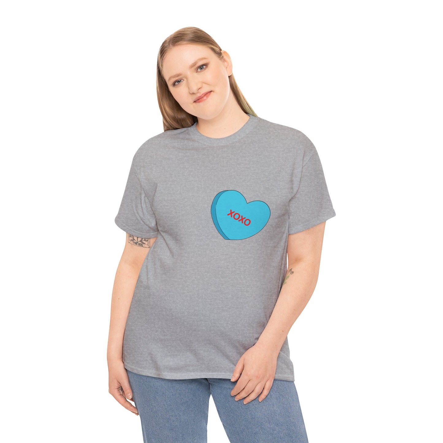 Conversation Heart Duck Sawse Logo Tee Heavy Cotton 06