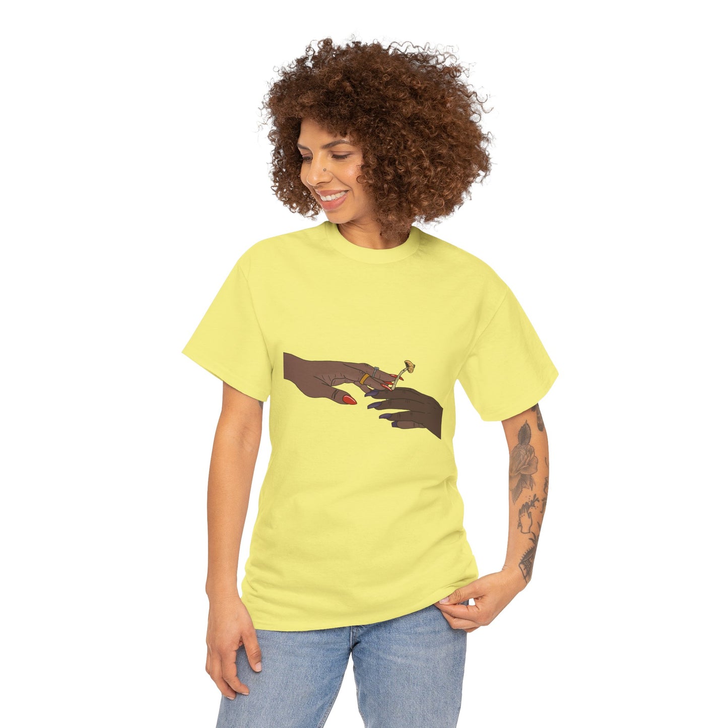 “Girls Get High” 100% Cotton Pass Dat Shroom Tee