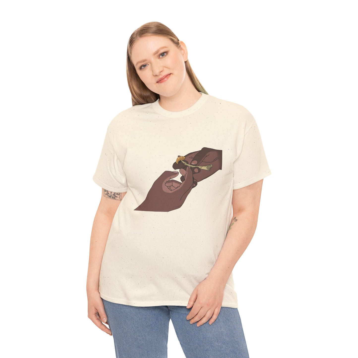 “Bros Get High” 100% Cotton Pass Dat Shroom Tee