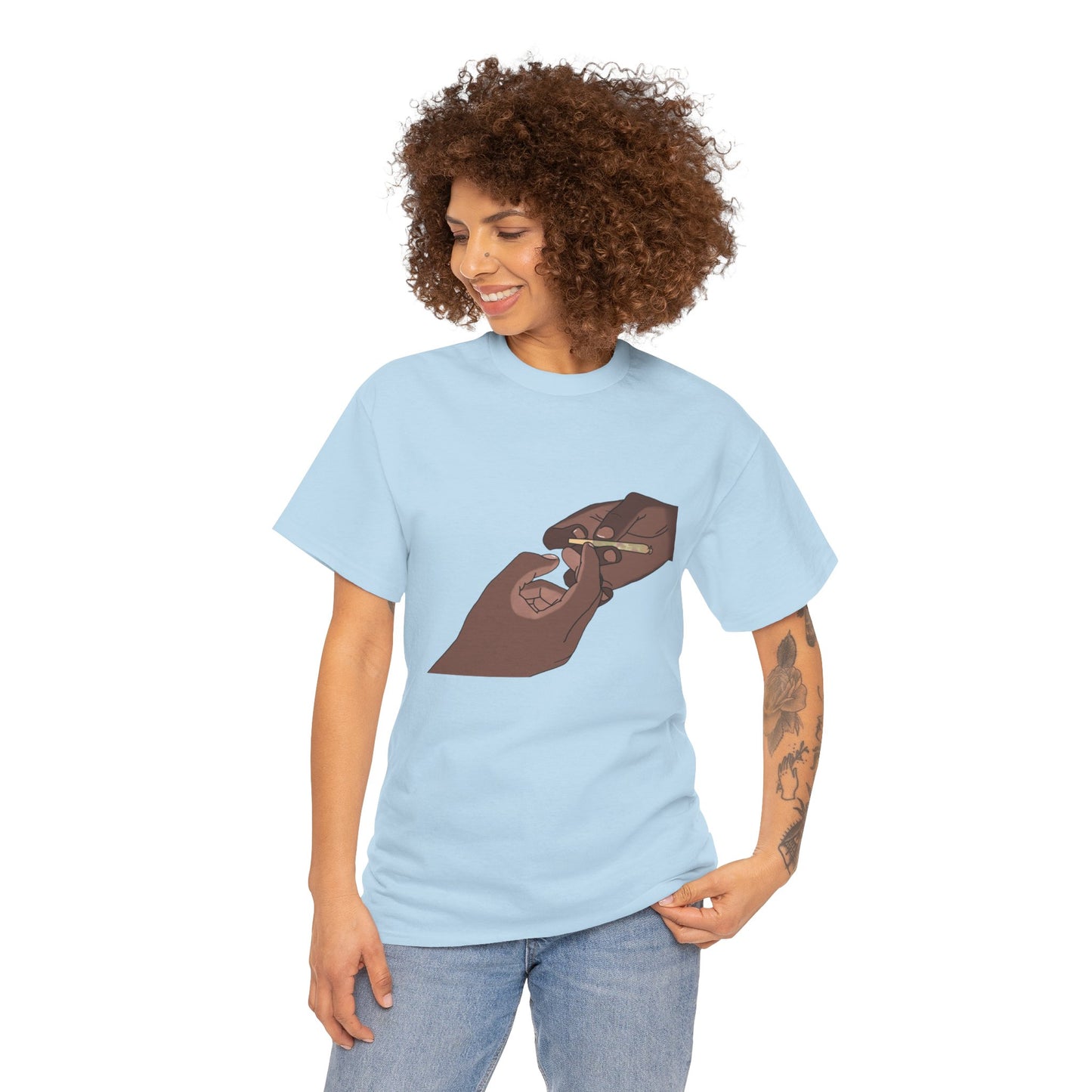 “Bros Get High” 100% Cotton Pass Dat Doobie Tee