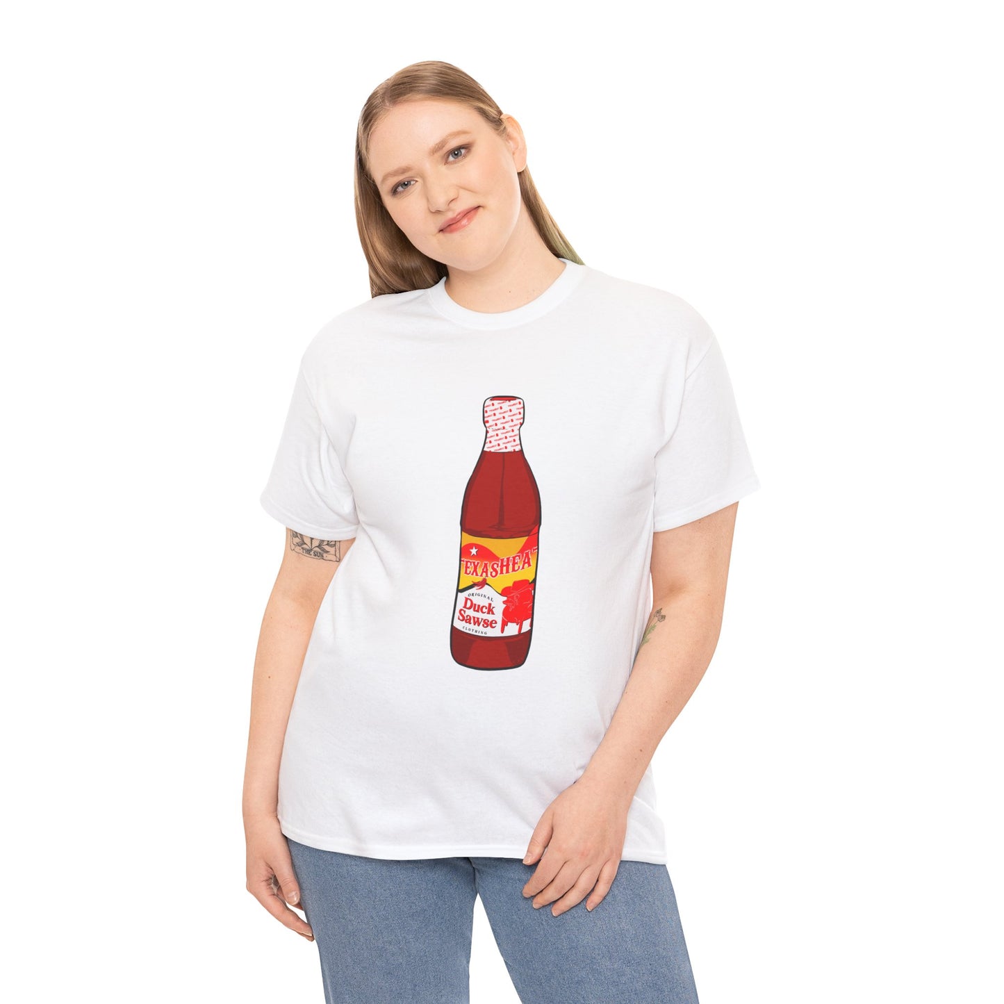 Texas Heat Hot Sauce 100% Cotton Duck Sawse Tee