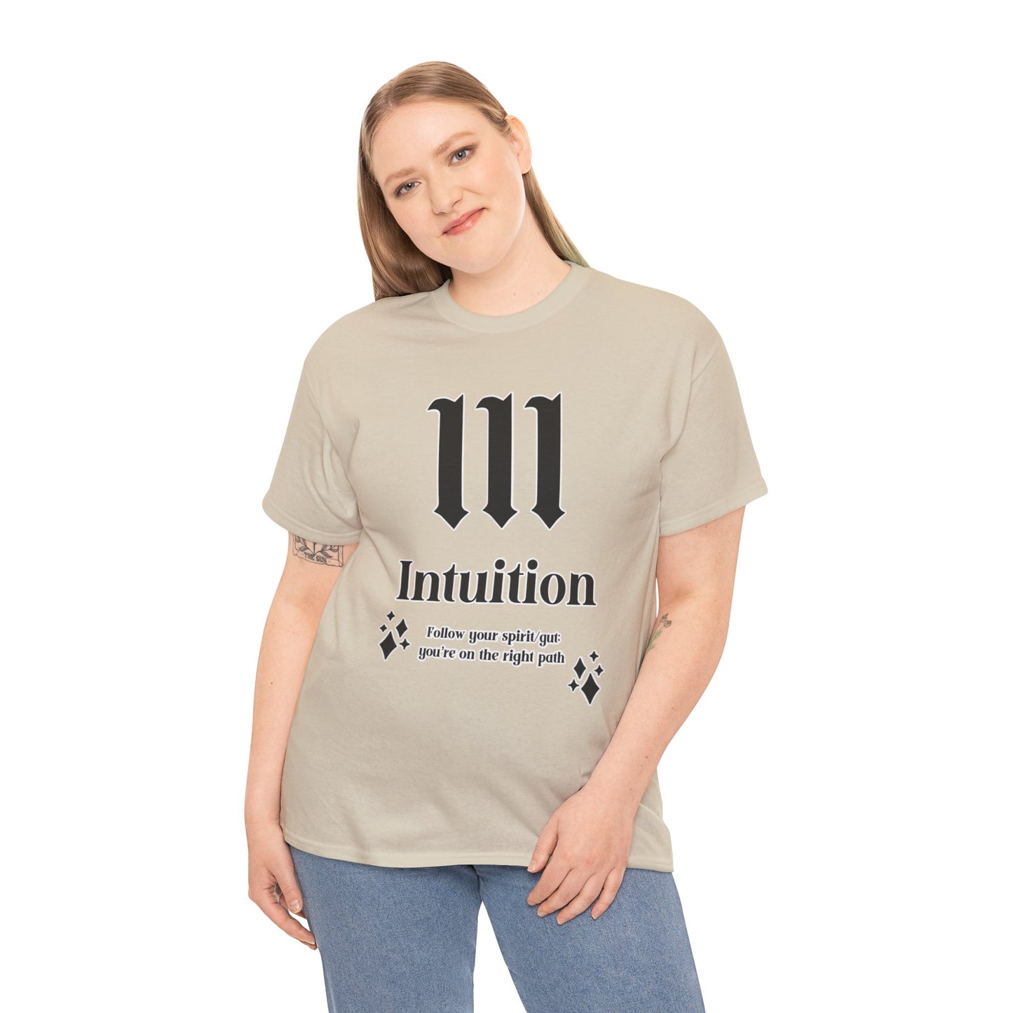 111 Intuition T-Shirt Angel Numbers x BLK