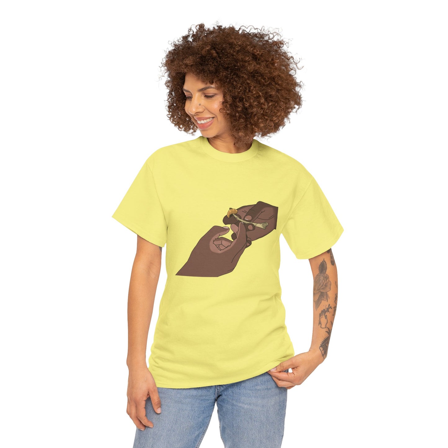“Bros Get High” 100% Cotton Pass Dat Shroom Tee
