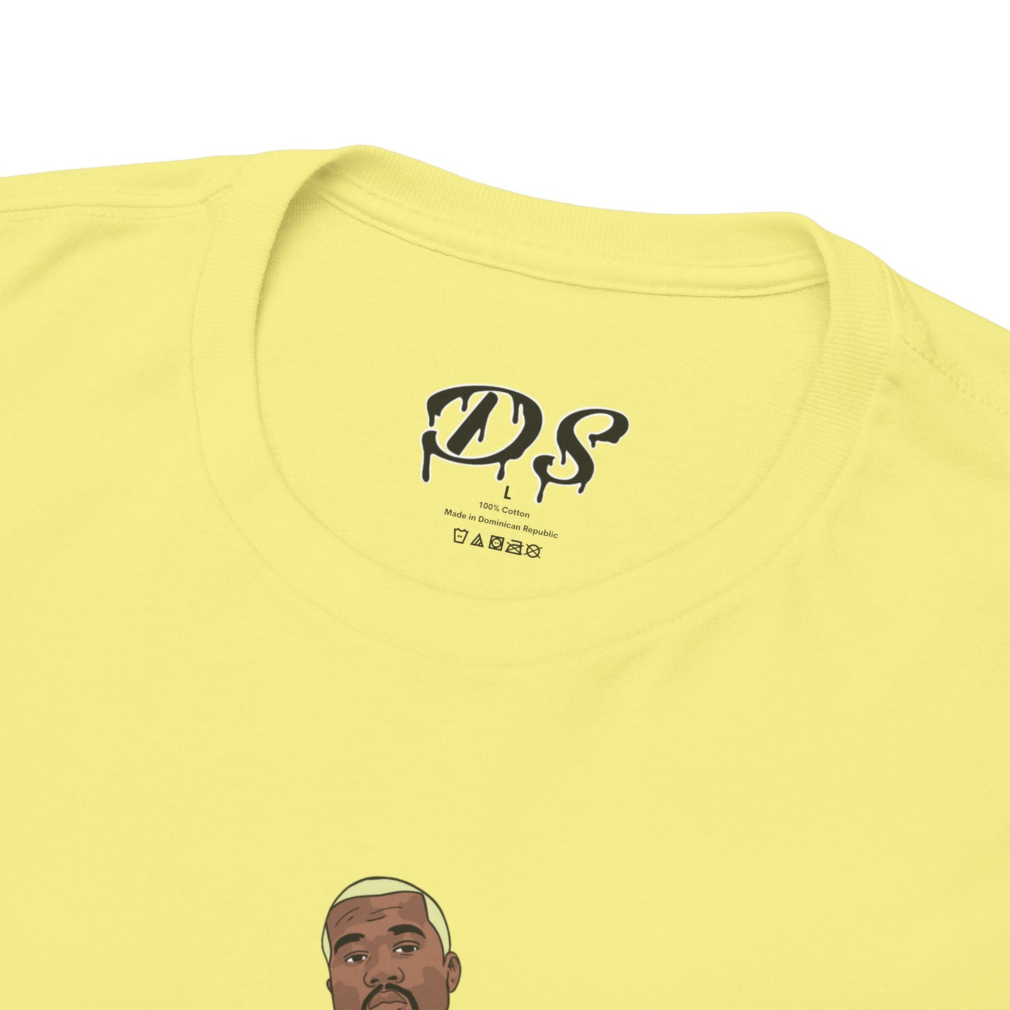 Blonde Ye 450 Cloud Black Tee Heavy Cotton