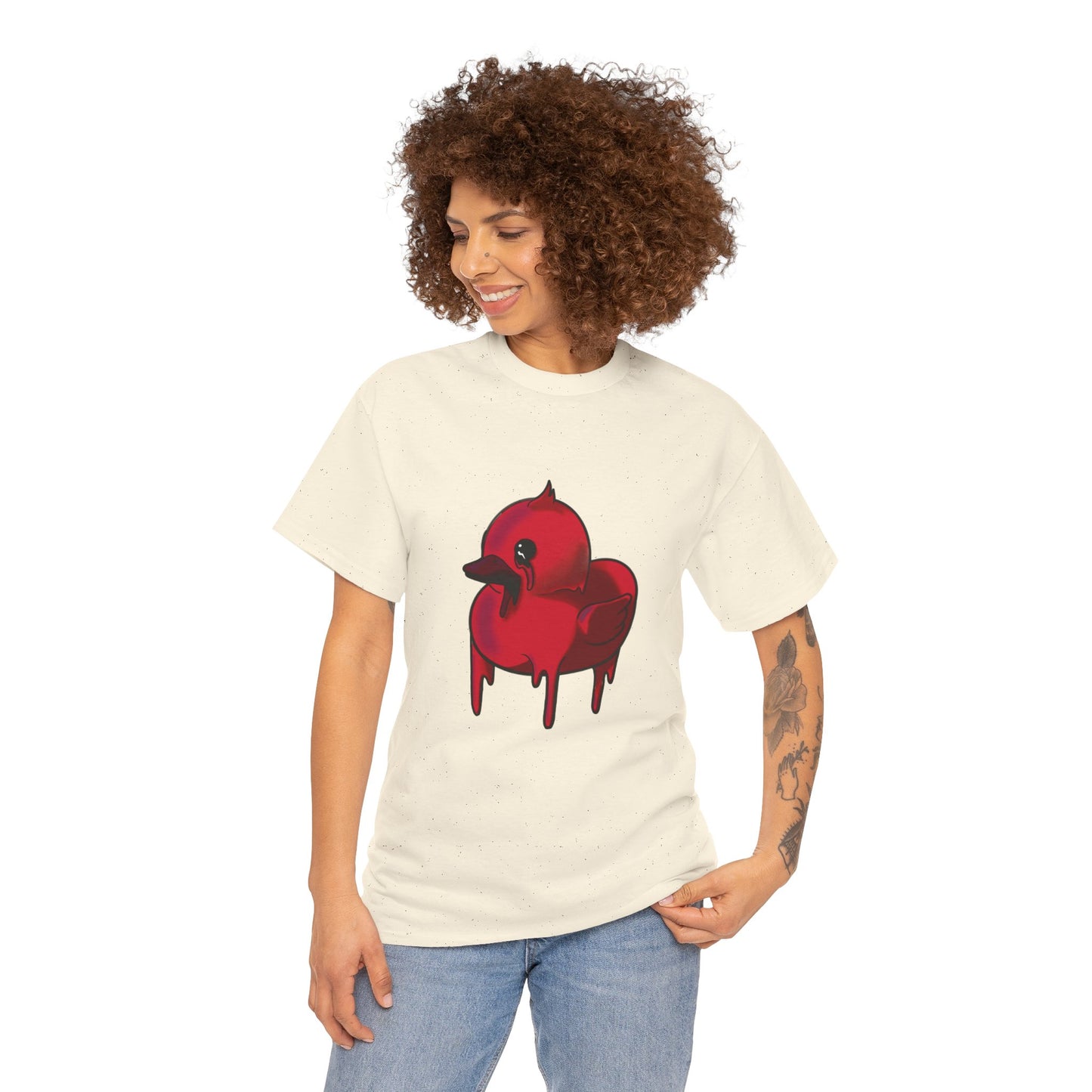 Red Suede Duck Sawse Tee Heavy Cotton