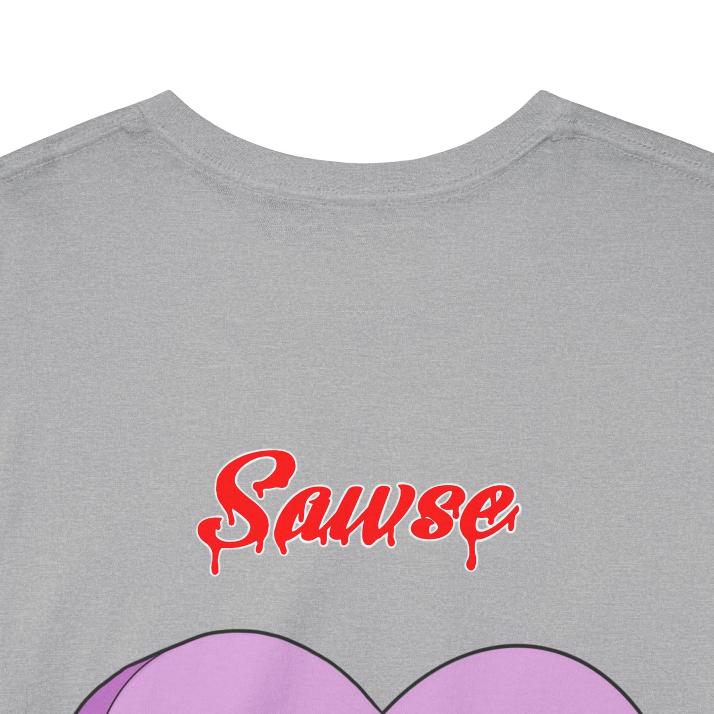 Conversation Heart Duck Sawse Logo Tee Heavy Cotton 03