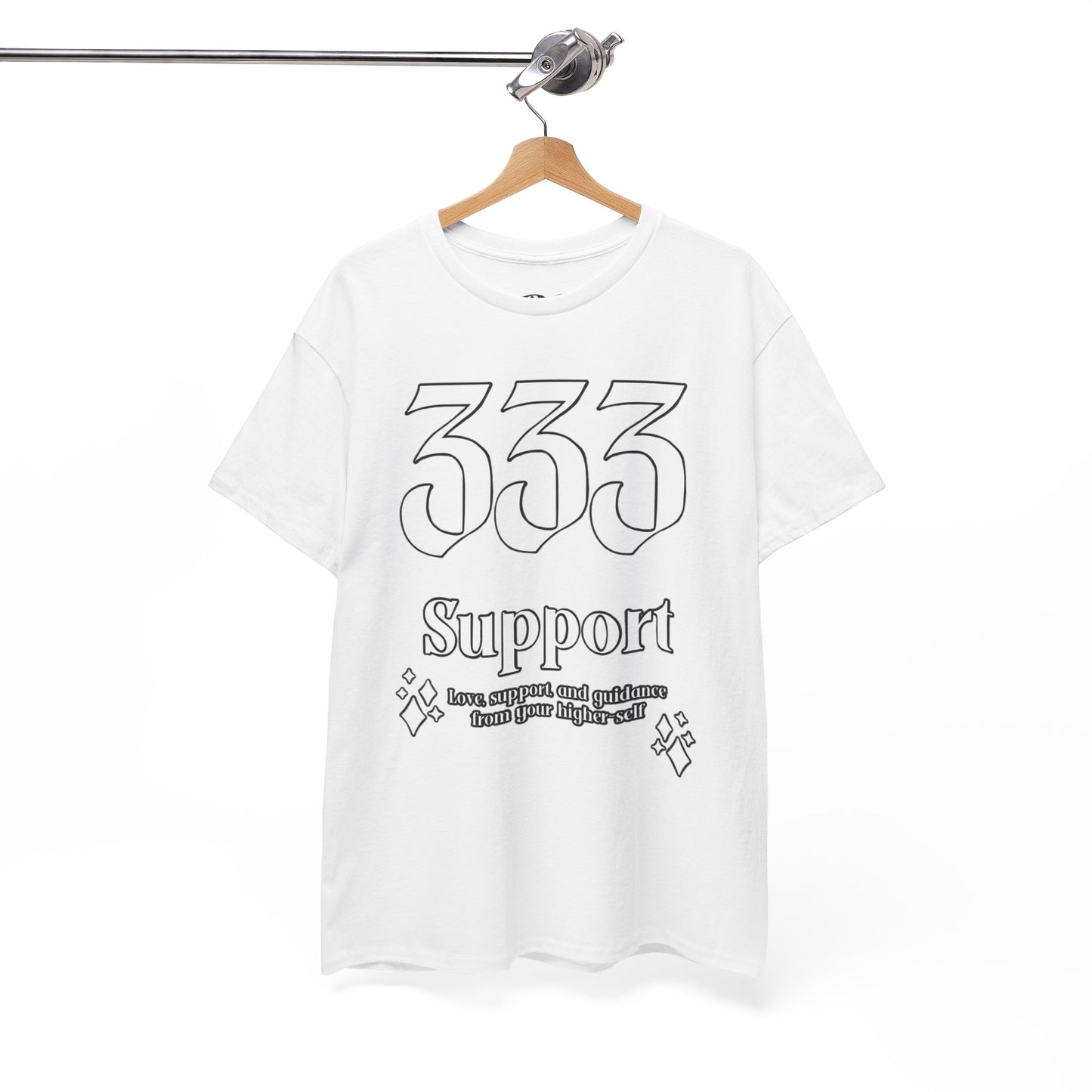333 Support T-Shirt Angel Numbers x WHT