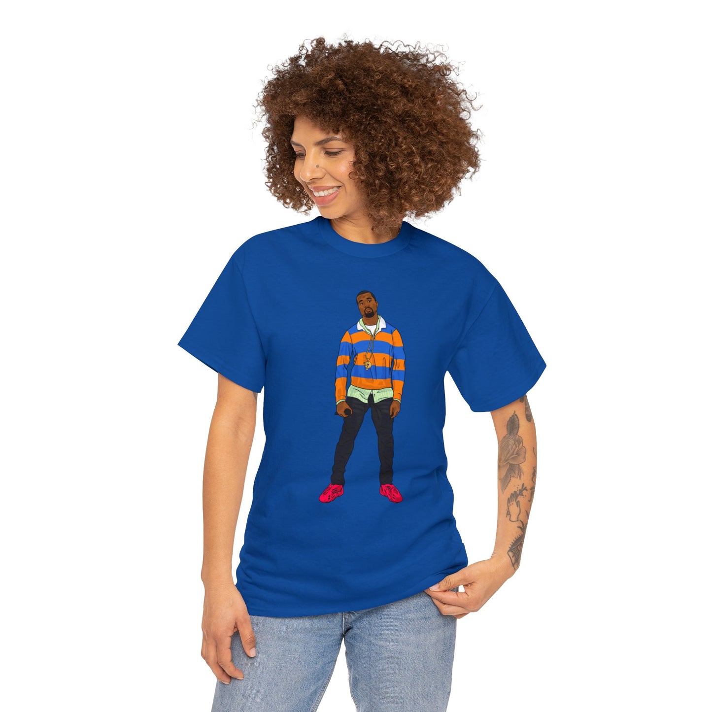 Ye College Dropout Unisex Heavy Cotton Foam Runner Vermilion Tee