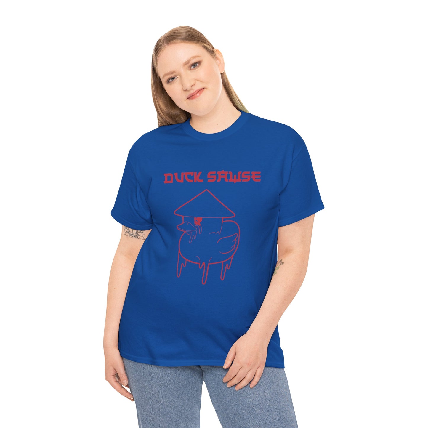 Duck Sawse Chinese Take-Out Logo 100% Cotton Tee