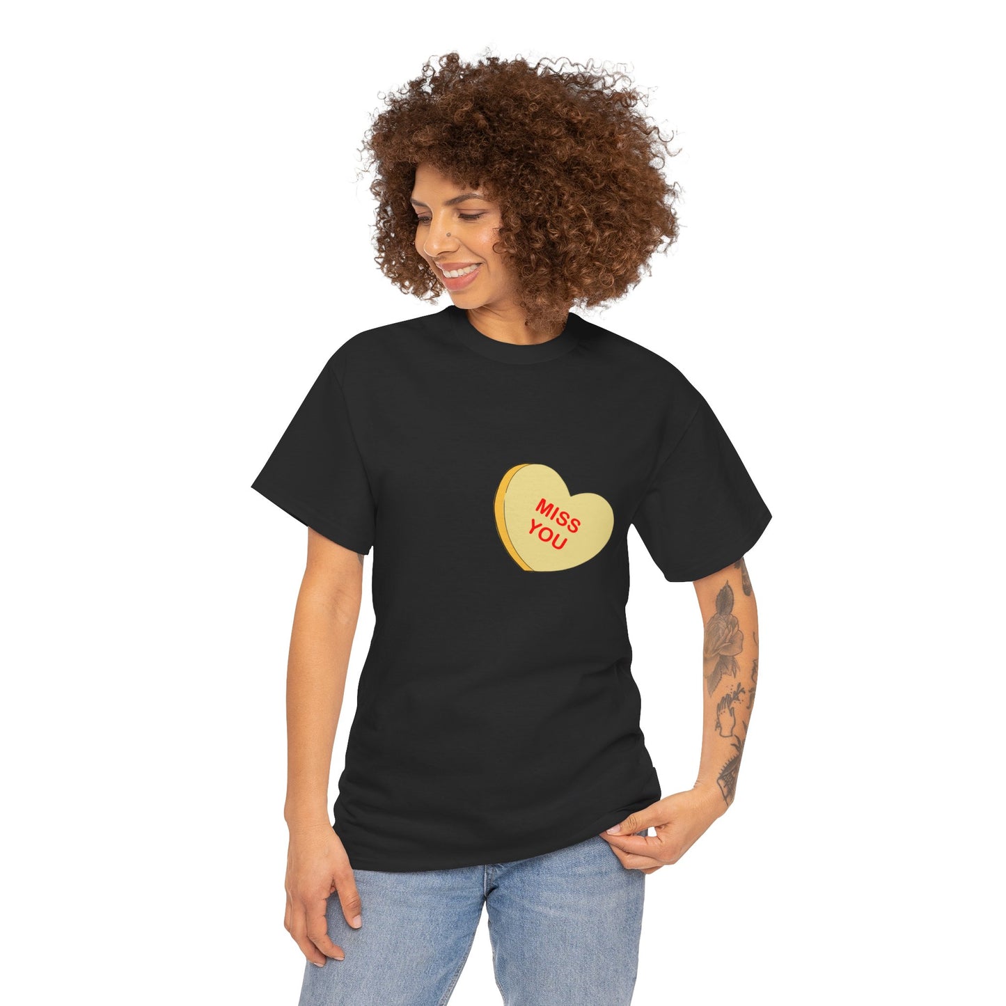 Conversation Heart Duck Sawse Logo Tee Heavy Cotton 04
