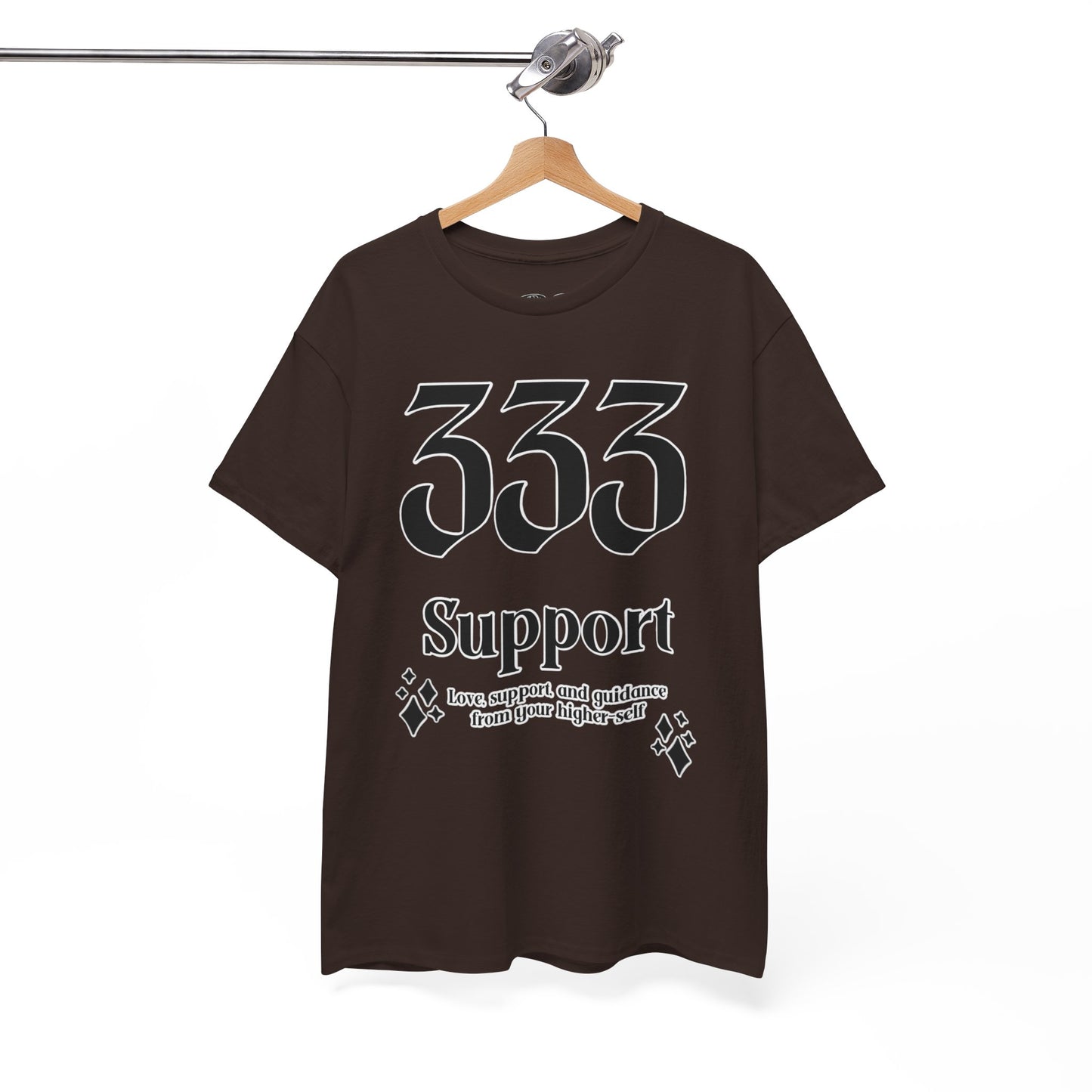 333 Support T-Shirt Angel Numbers x BLK