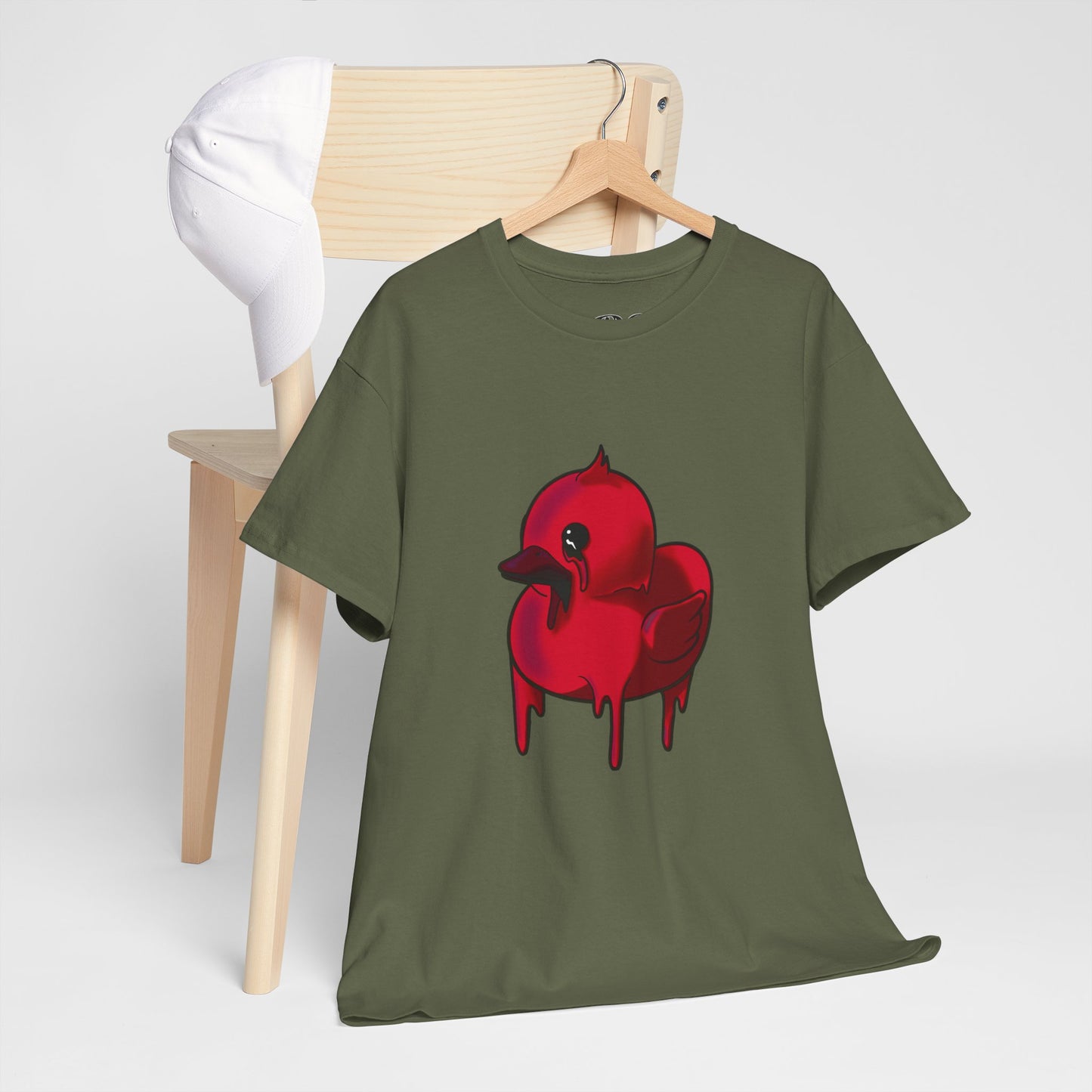 Red Suede Duck Sawse Tee Heavy Cotton