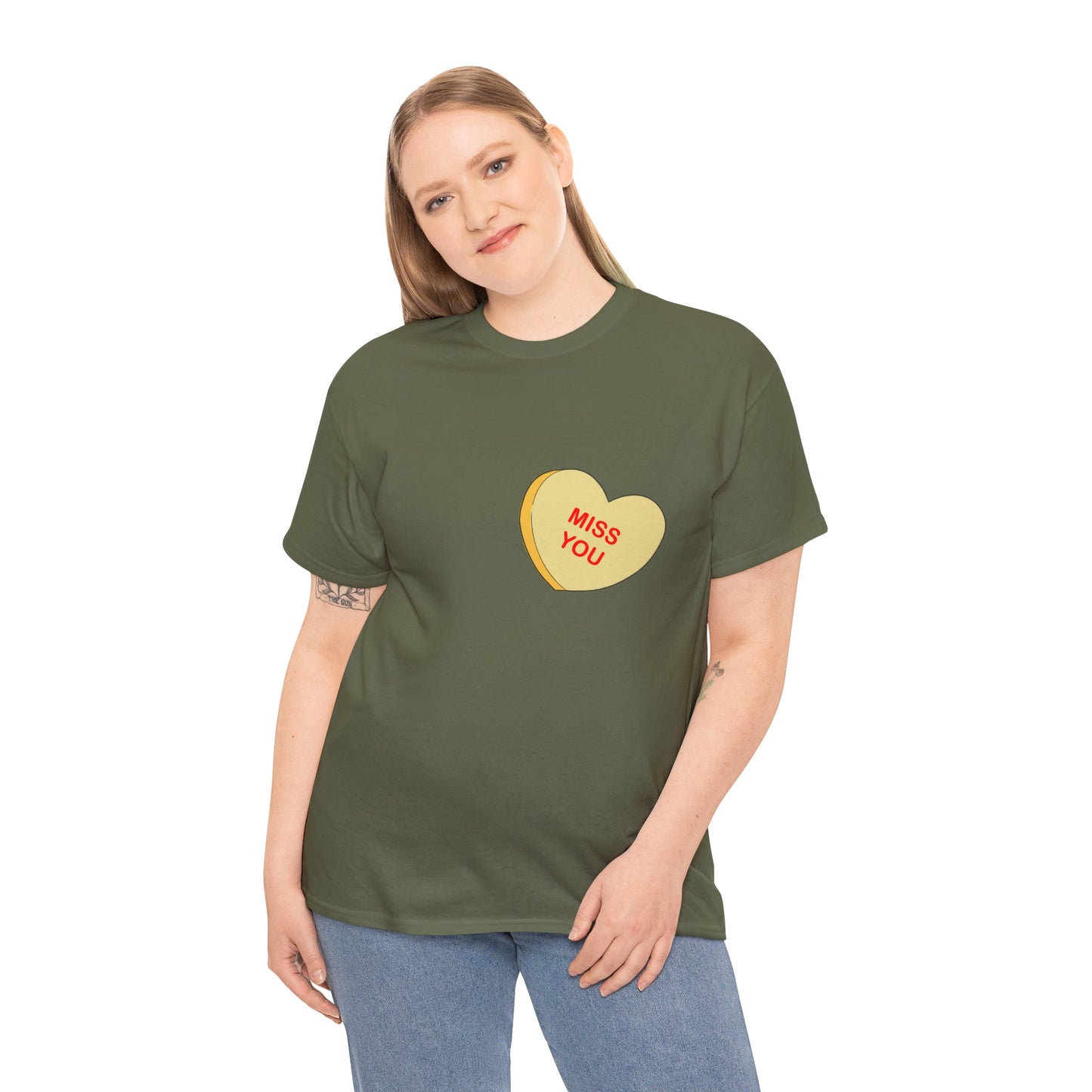 Conversation Heart Duck Sawse Logo Tee Heavy Cotton 04