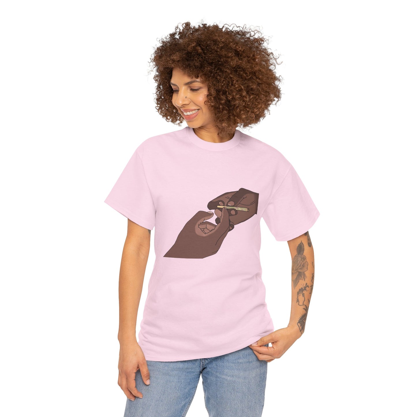 “Bros Get High” 100% Cotton Pass Dat Doobie Tee
