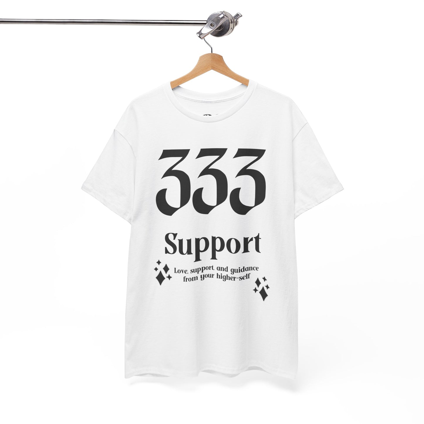 333 Support T-Shirt Angel Numbers x BLK