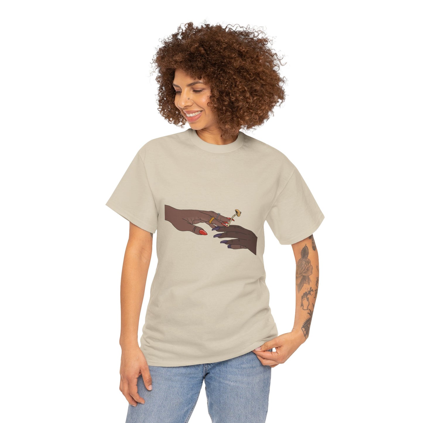 “Girls Get High” 100% Cotton Pass Dat Shroom Tee
