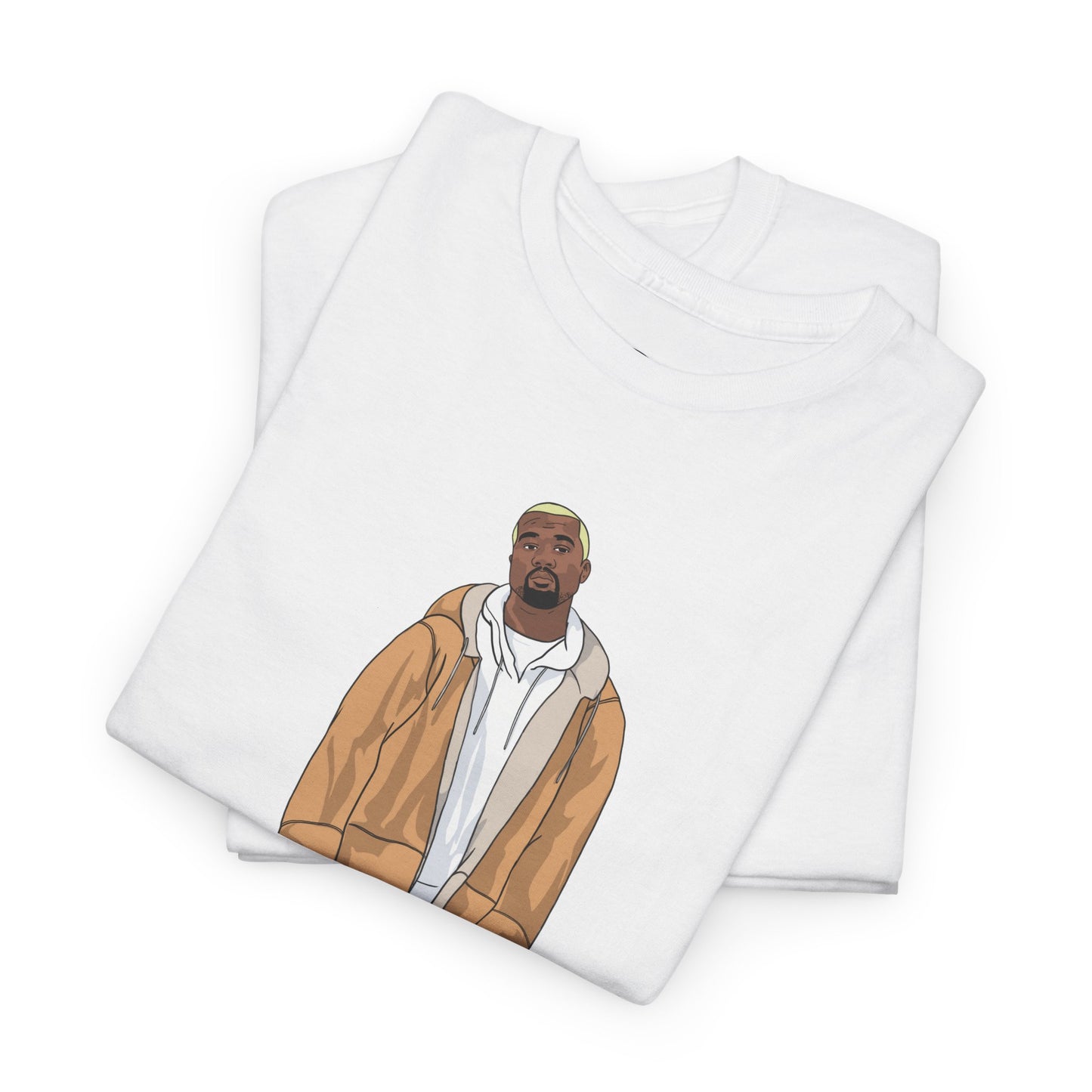 Blonde Ye 450 Cloud Black Tee Heavy Cotton