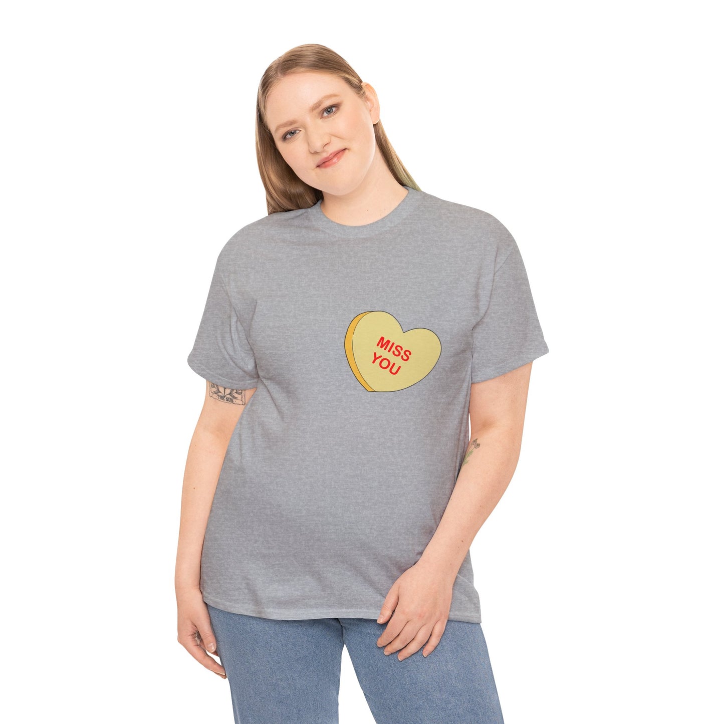 Conversation Heart Duck Sawse Logo Tee Heavy Cotton 04