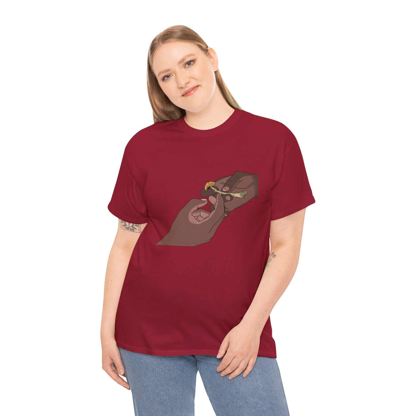 “Bros Get High” 100% Cotton Pass Dat Shroom Tee
