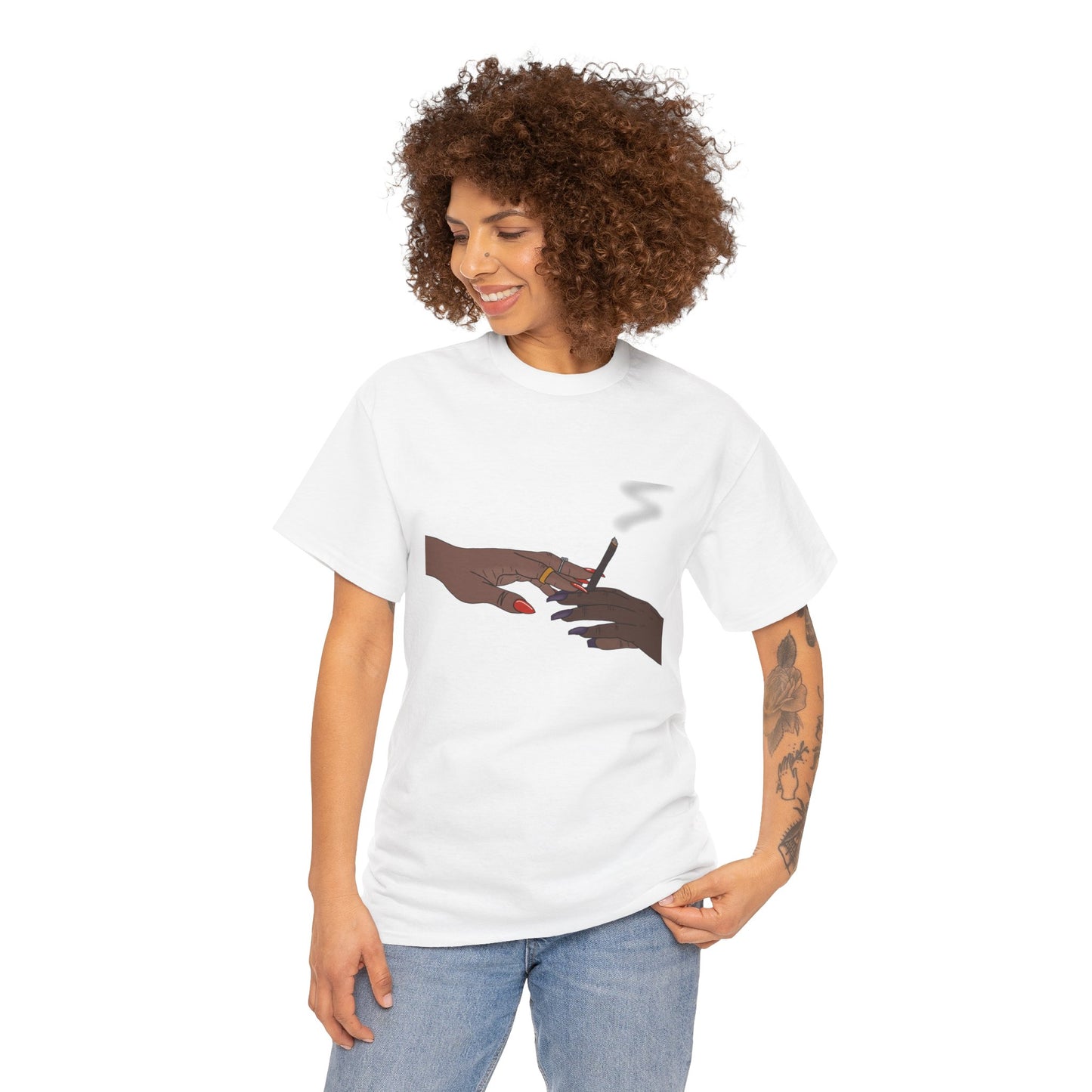 ”Girls Get High” 100% Cotton Pass Dat Blunt Tee