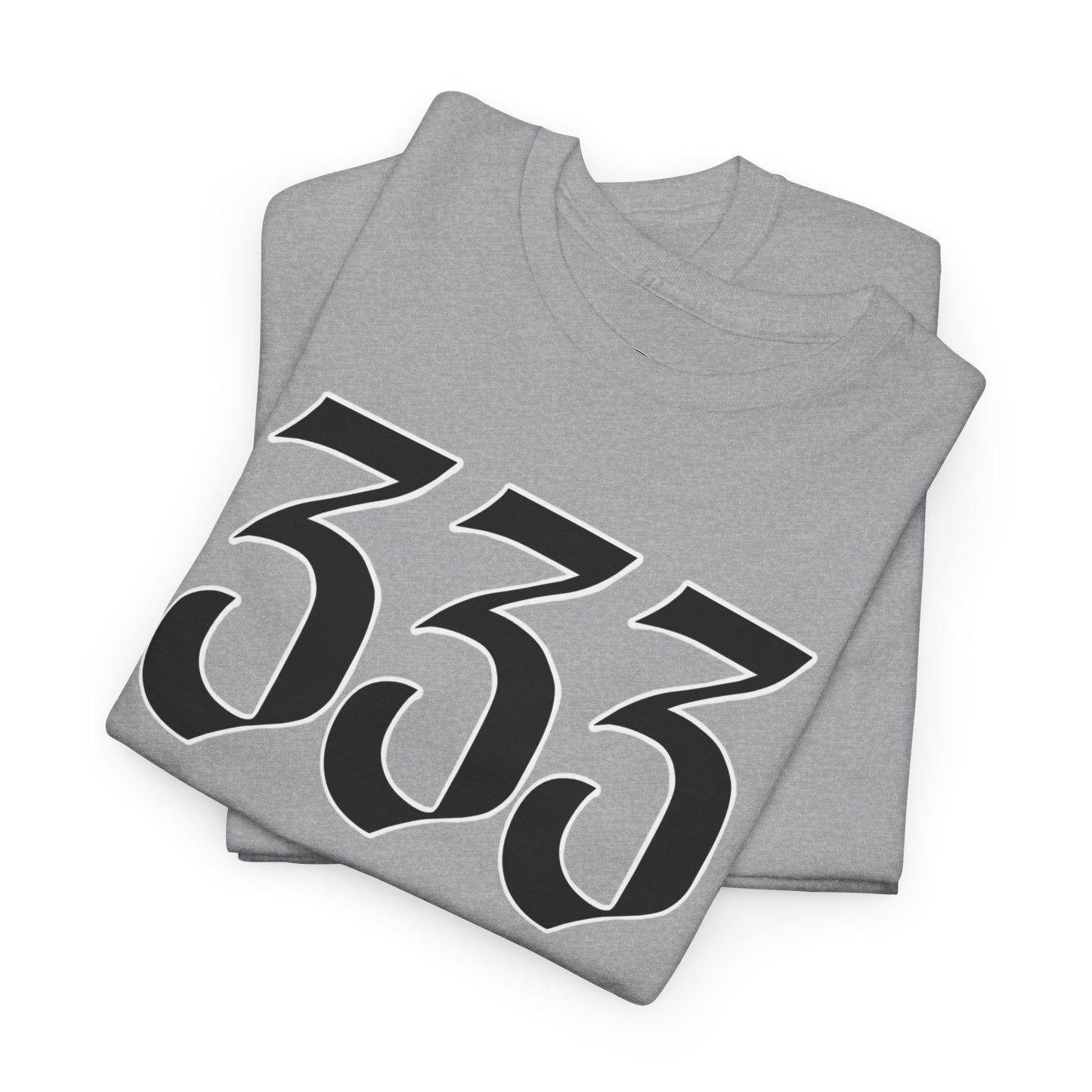 333 Support T-Shirt Angel Numbers x BLK