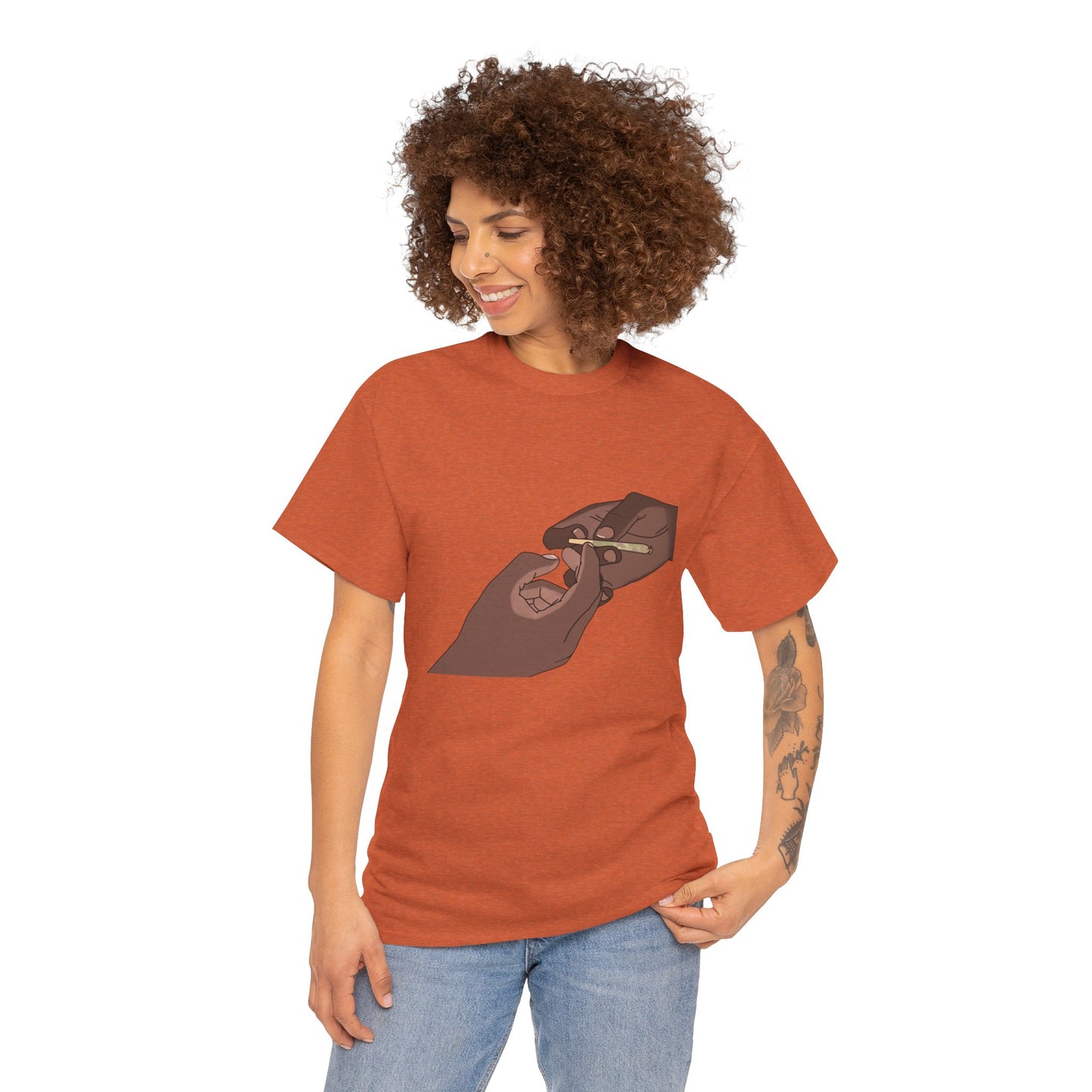 “Bros Get High” 100% Cotton Pass Dat Doobie Tee