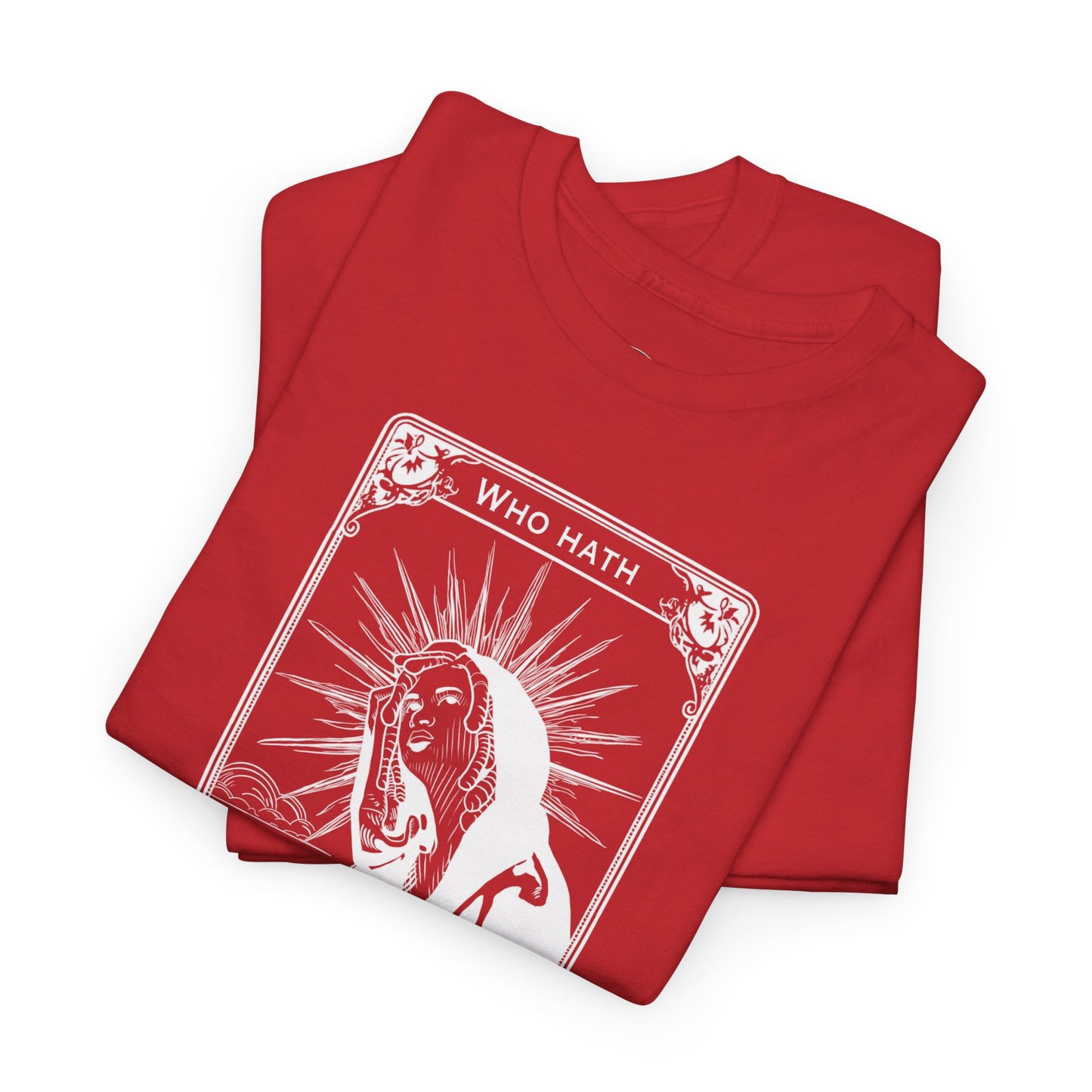 The Audacity Tarot Card 100% Cotton Tee x WHT