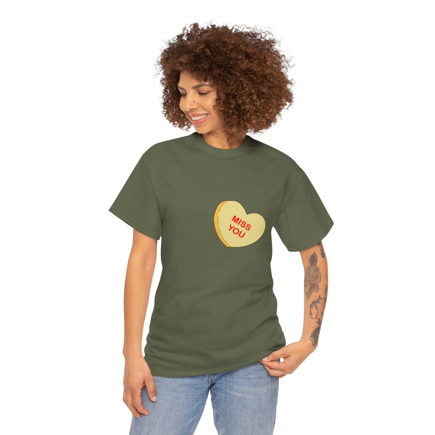 Conversation Heart Duck Sawse Logo Tee Heavy Cotton 04