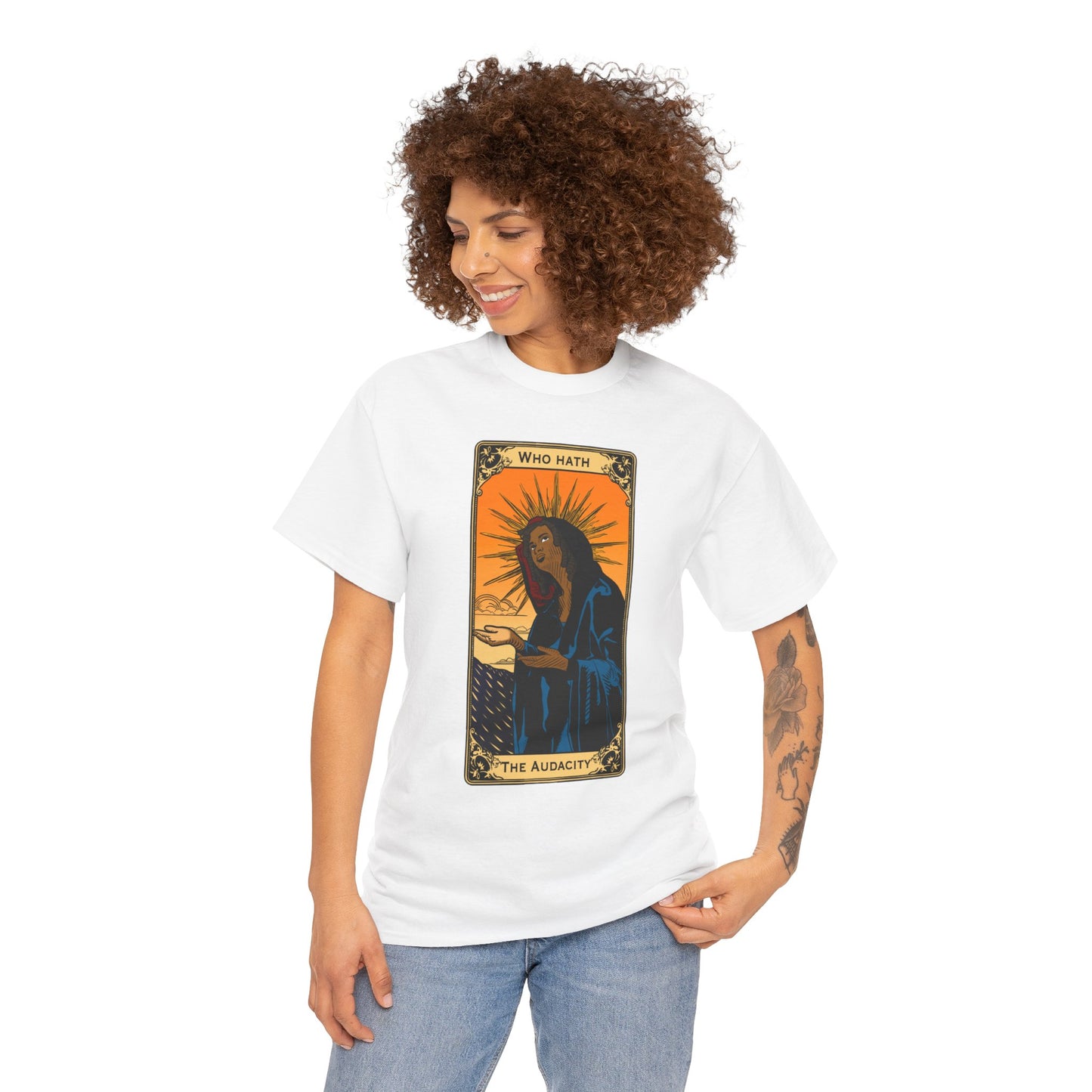 The Audacity Tarot Card 100% Cotton Tee