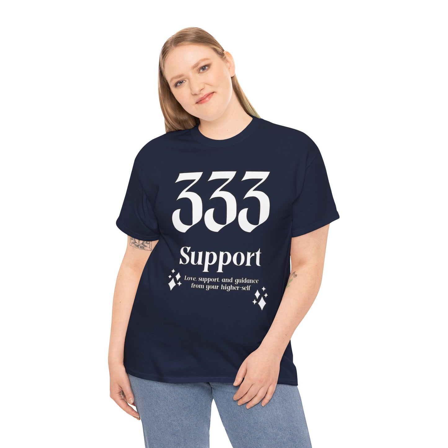 333 Support T-Shirt Angel Numbers x WHT